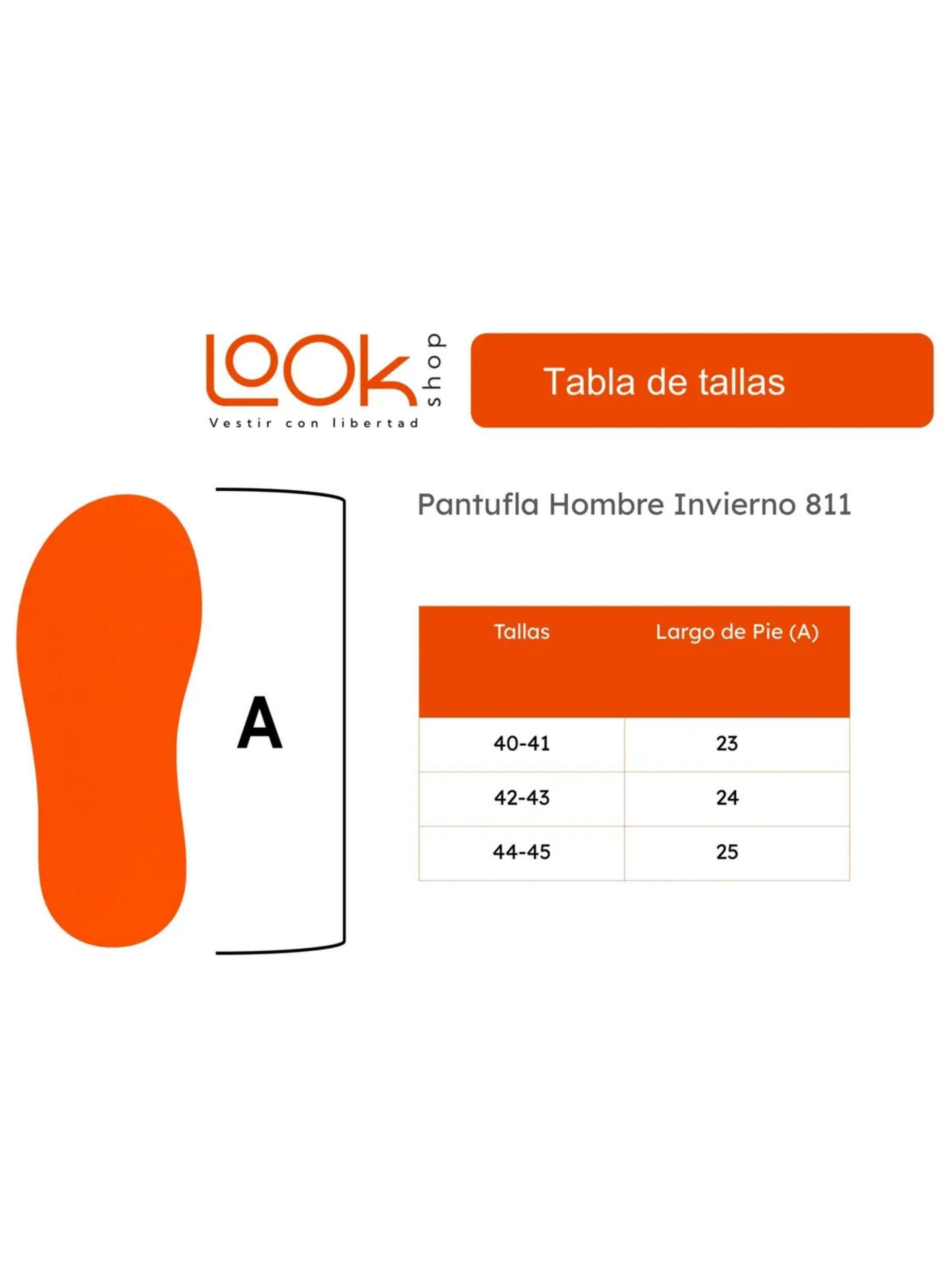Pantuflas Chiporro Zapatillas De Levantarse Hombre 811-7