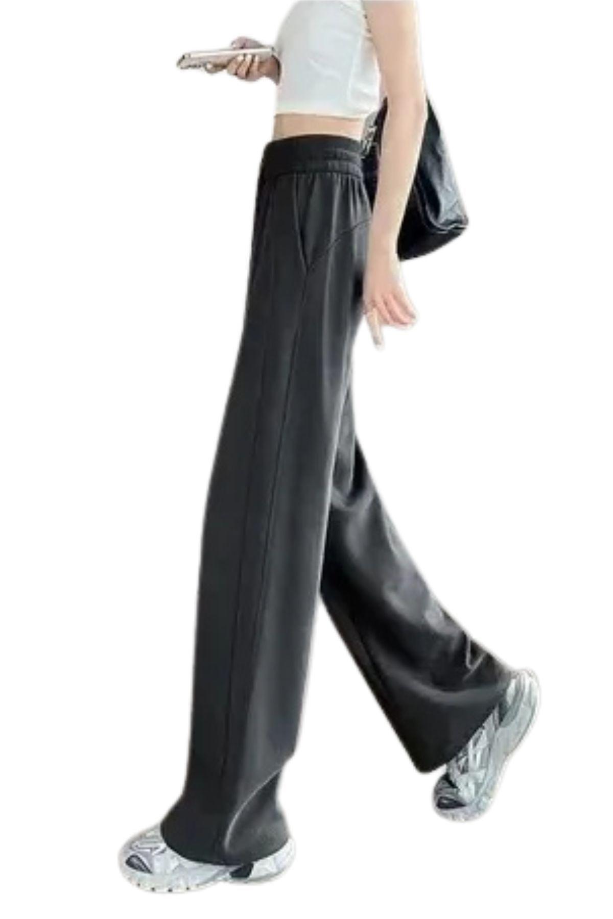Pantalón Mujer Palazzo Algodón. Buzo Lulu Calidad Premium 819-2