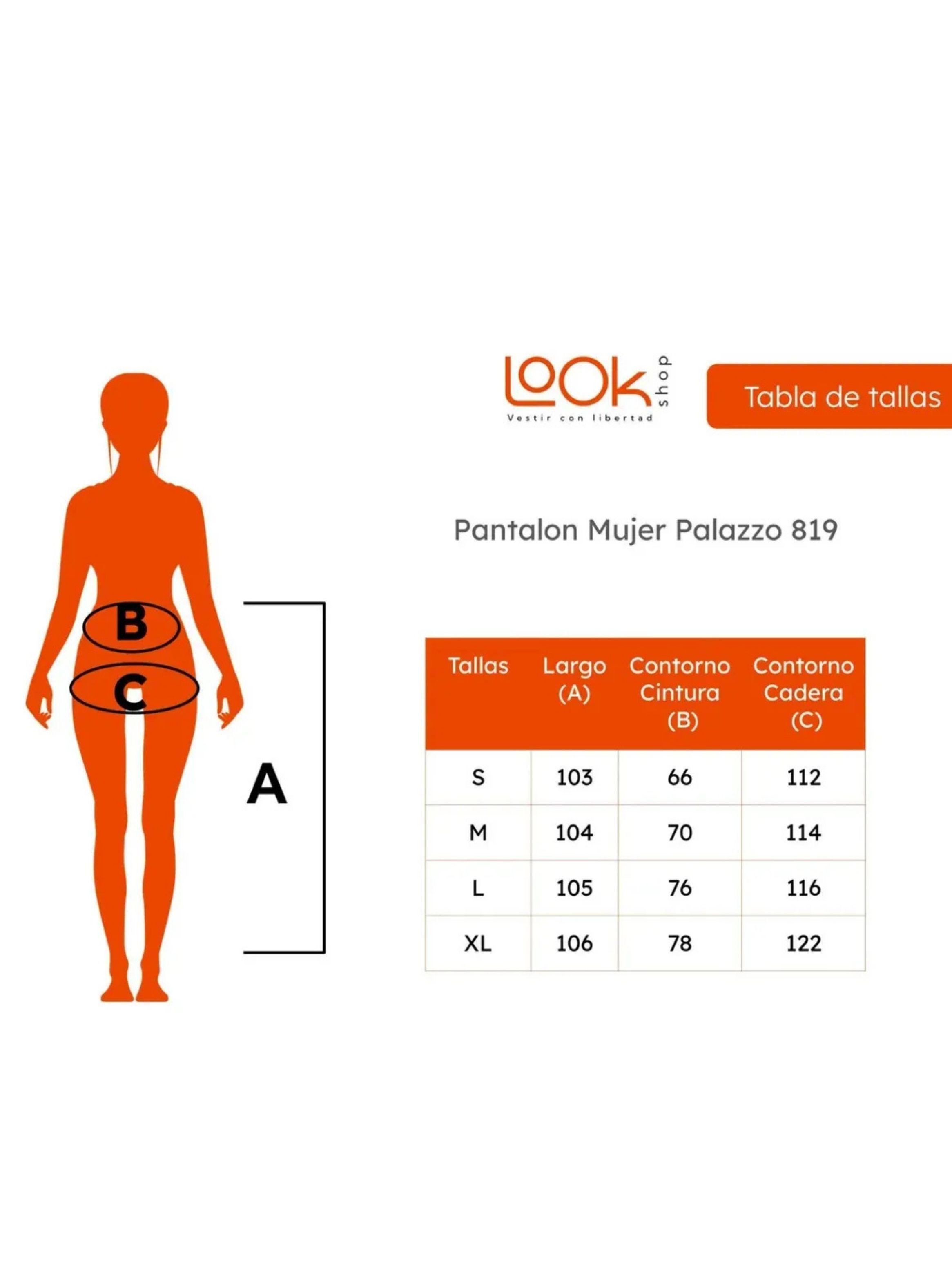 Pantalón Mujer Palazzo Algodón. Buzo Lulu Calidad Premium 819-6