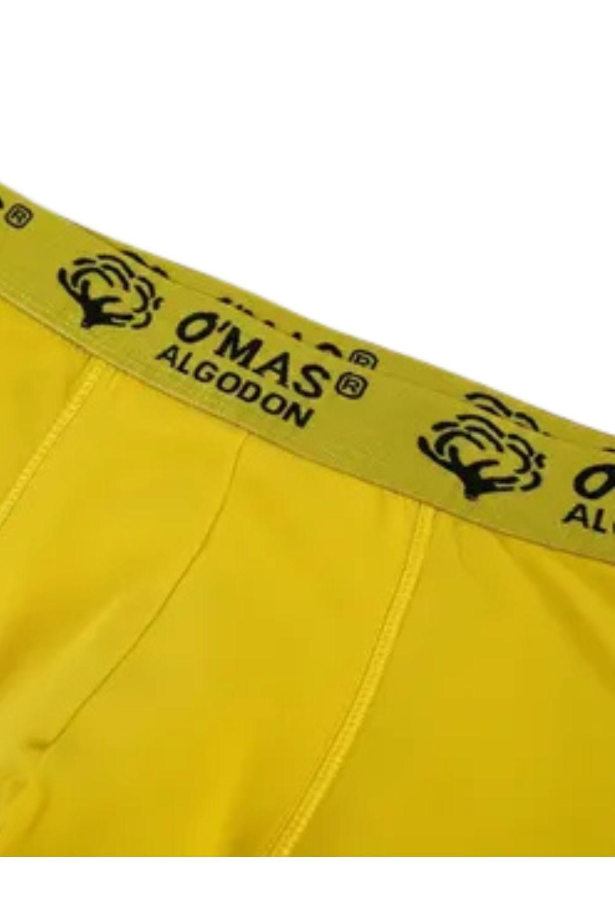 Pack 4 Bóxer Hombre. Calzoncillo. Amarillo Año Nuevo. 340-2