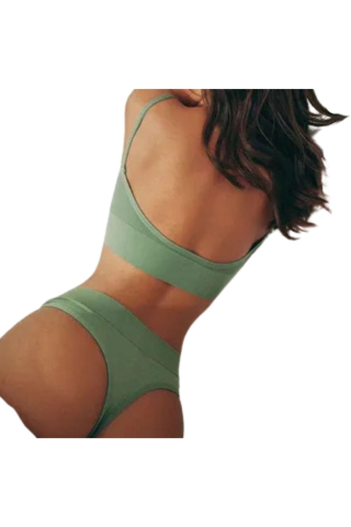 Lencería Conjunto Ropa Interior Sosten + Calzon. Dos Piezas 666-4