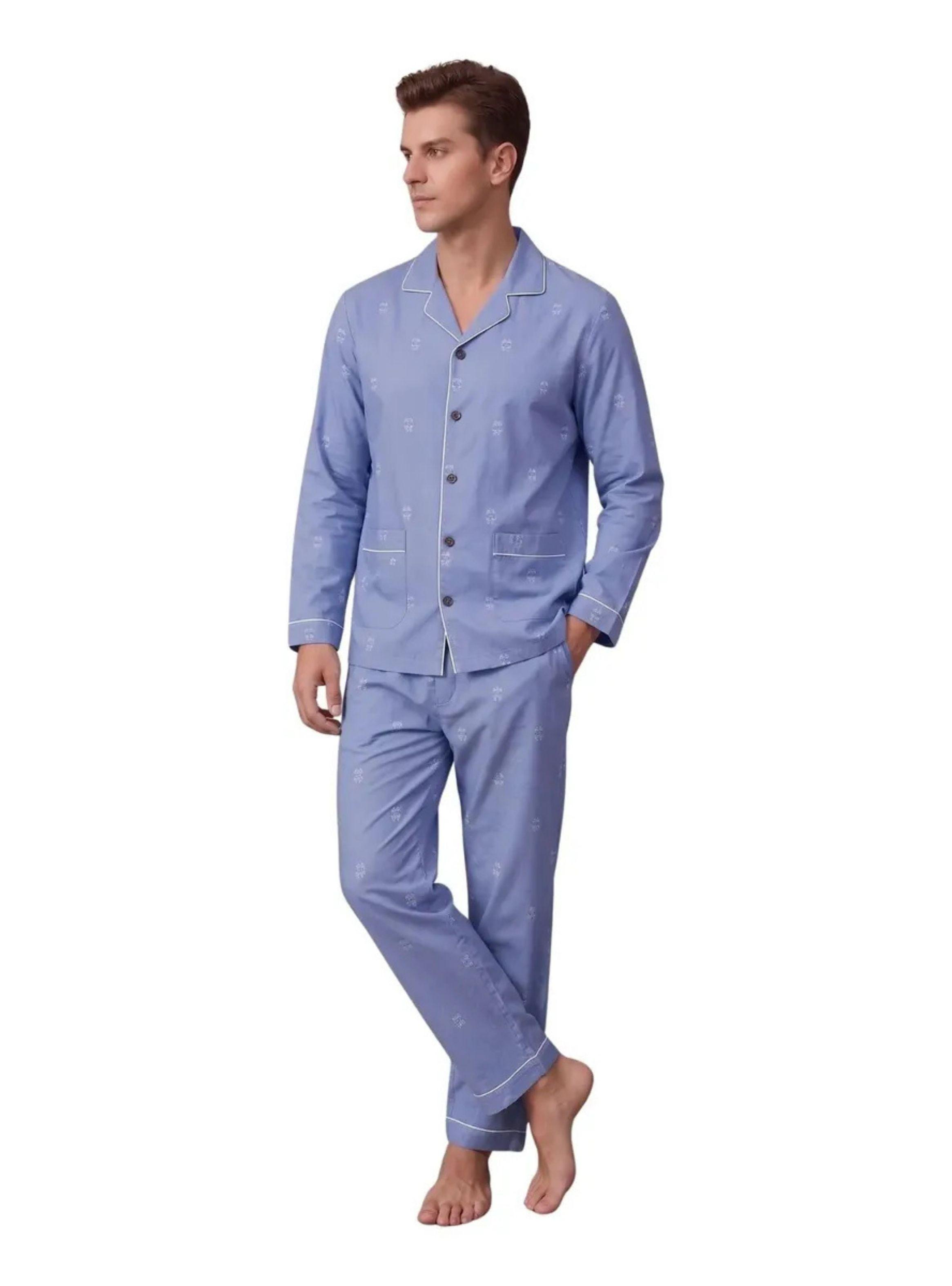 Pijama Hombre Tallas Grandes Algodón  Premium Regalo A Papá 612-3