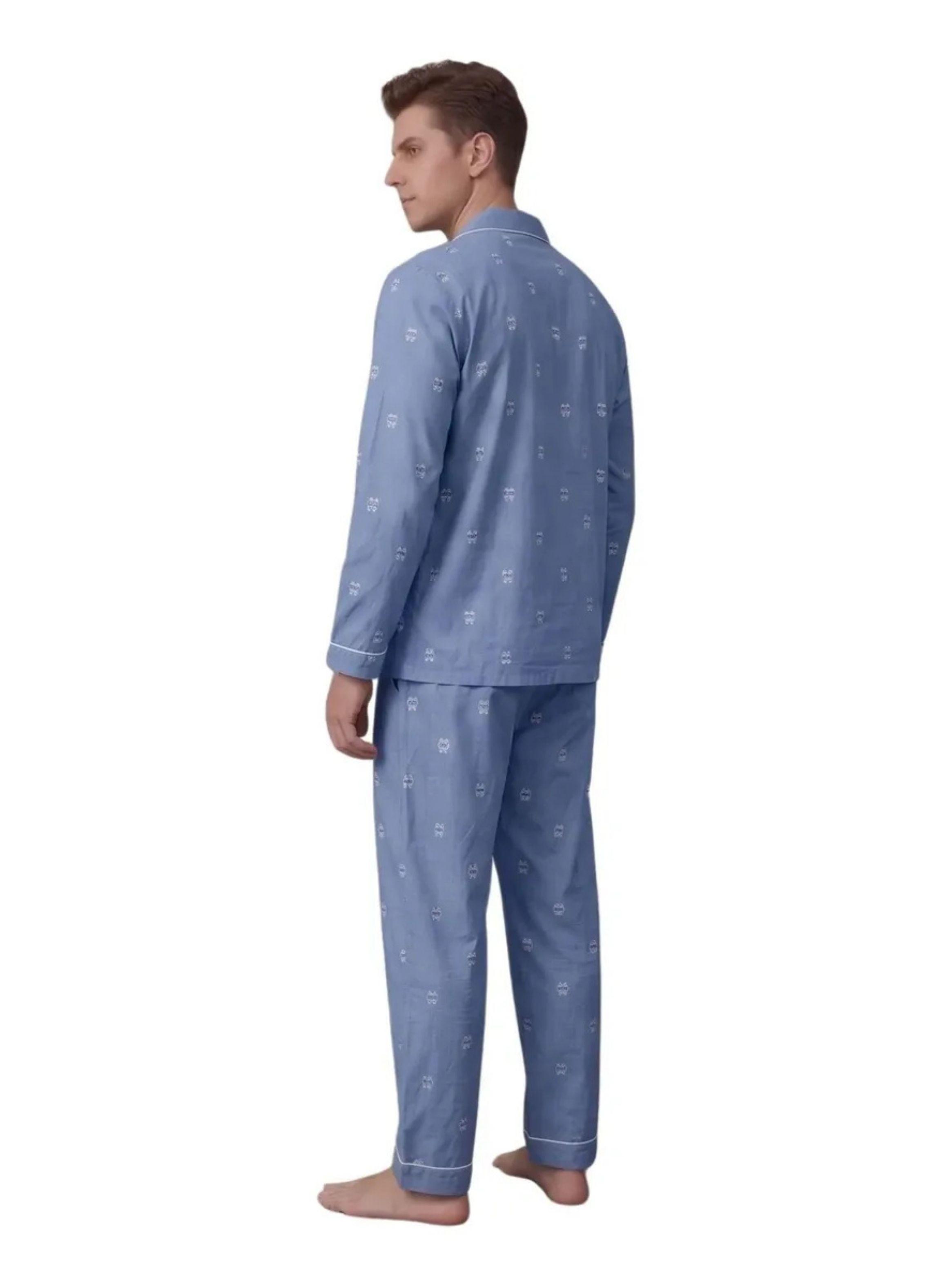 Pijama Hombre Tallas Grandes Algodón  Premium Regalo A Papá 612-4