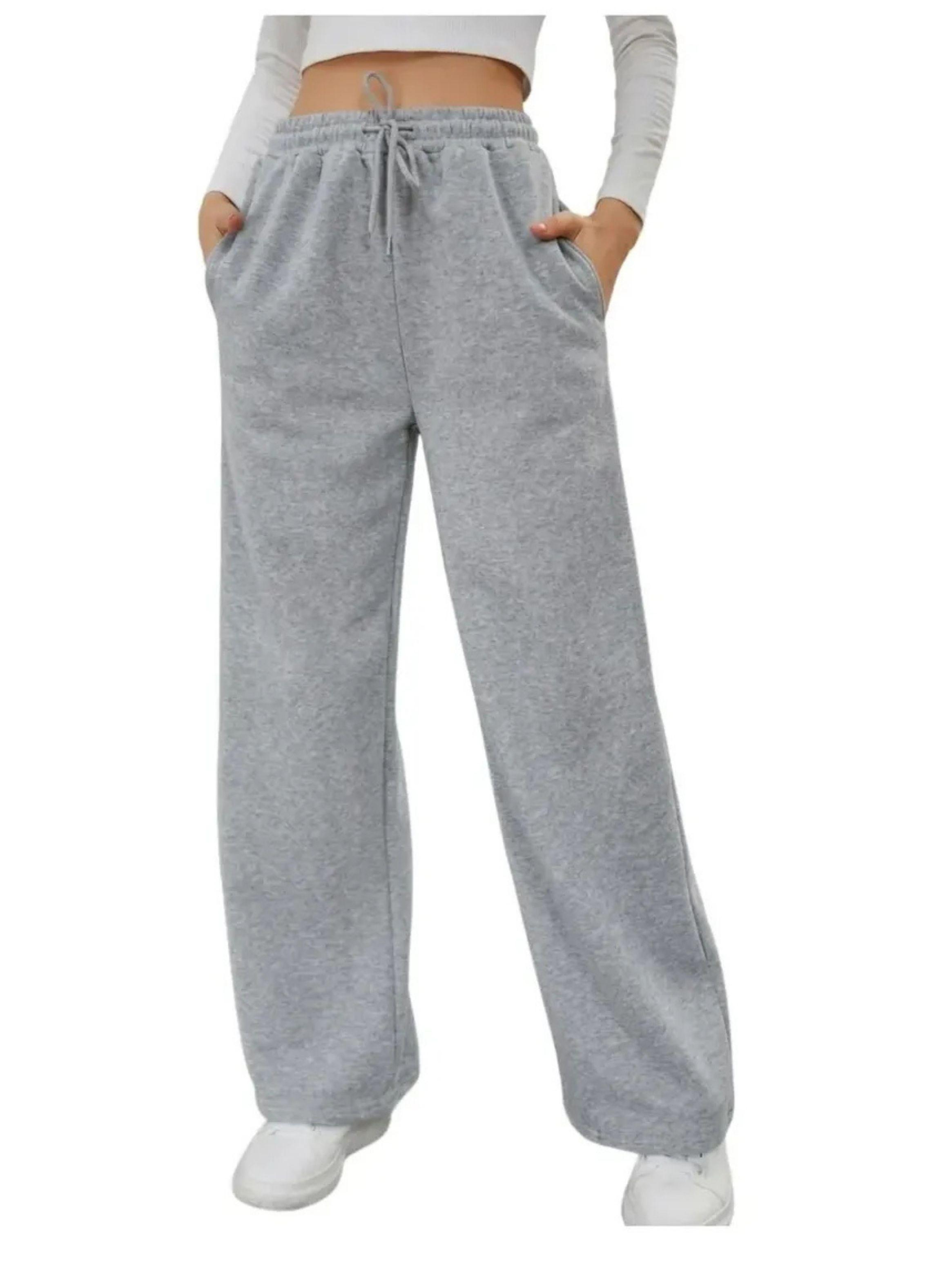 Pack 2 Pantalones Recto Jogger Buzo Mujer Algodon Forro Polar 138-4