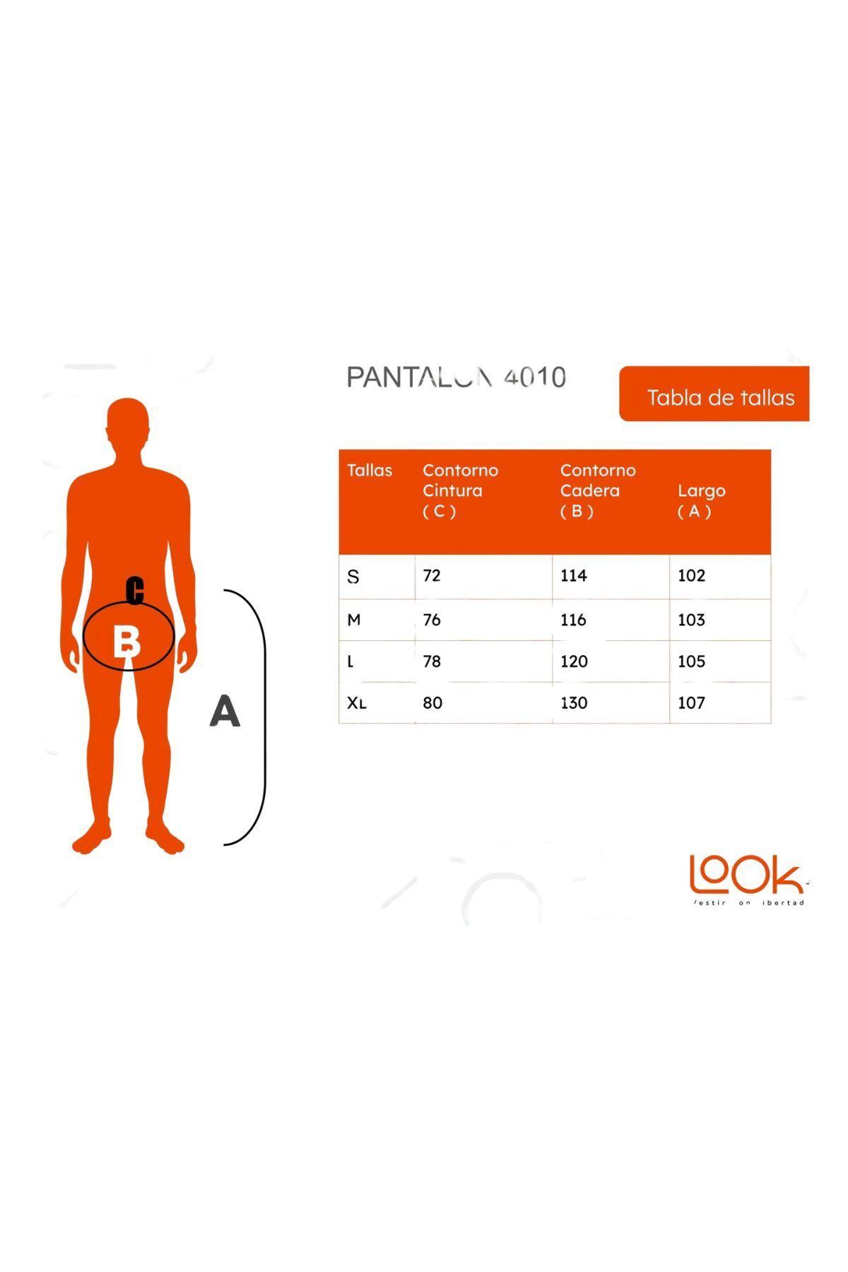 Pantalón Buzo Hombre Recto Liviano. Secado Rápido. Premium 4010-5