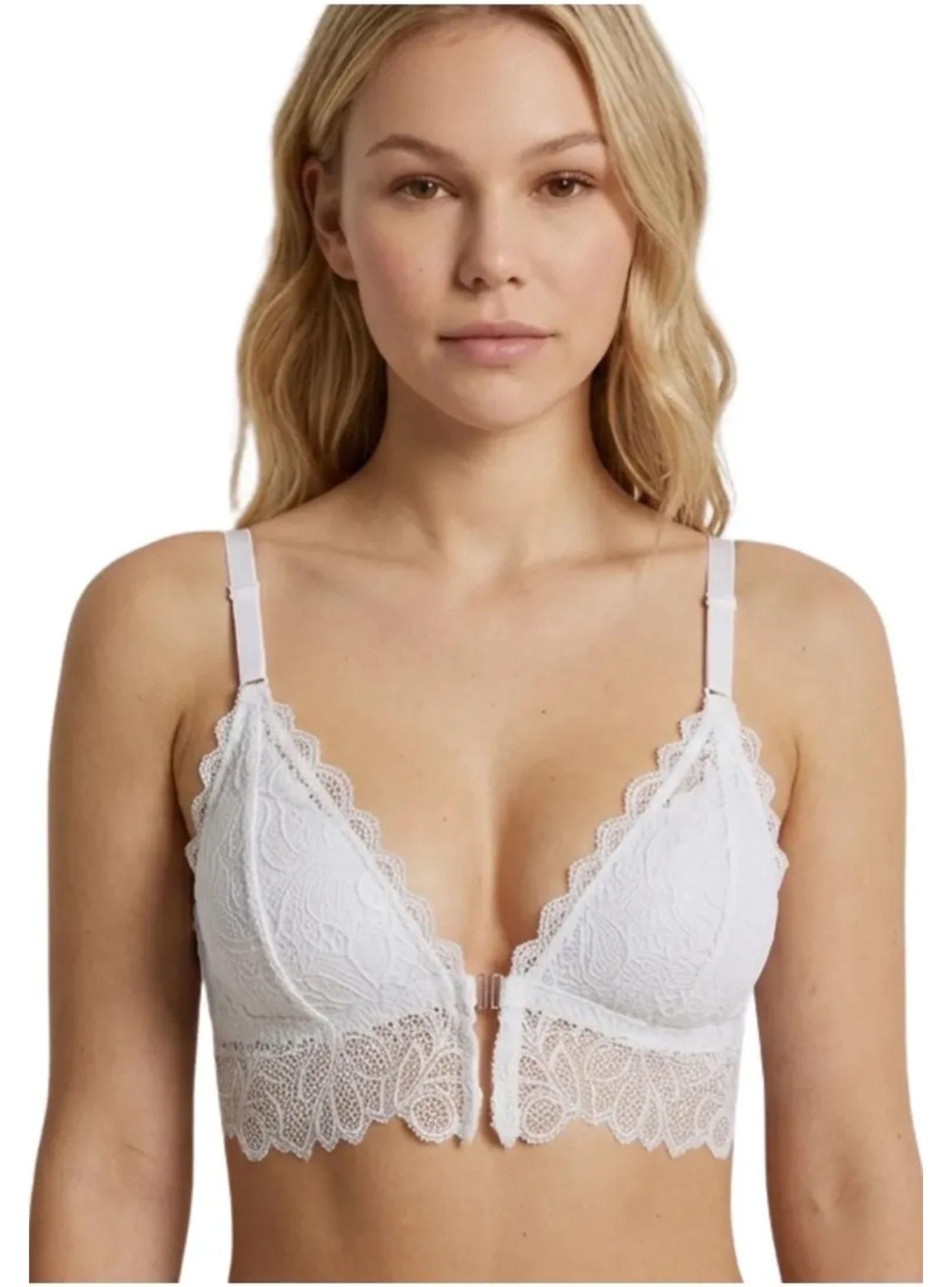 Bralette Top Elasticado Mujer Sostén Peto Sujetador Encaje 606-0