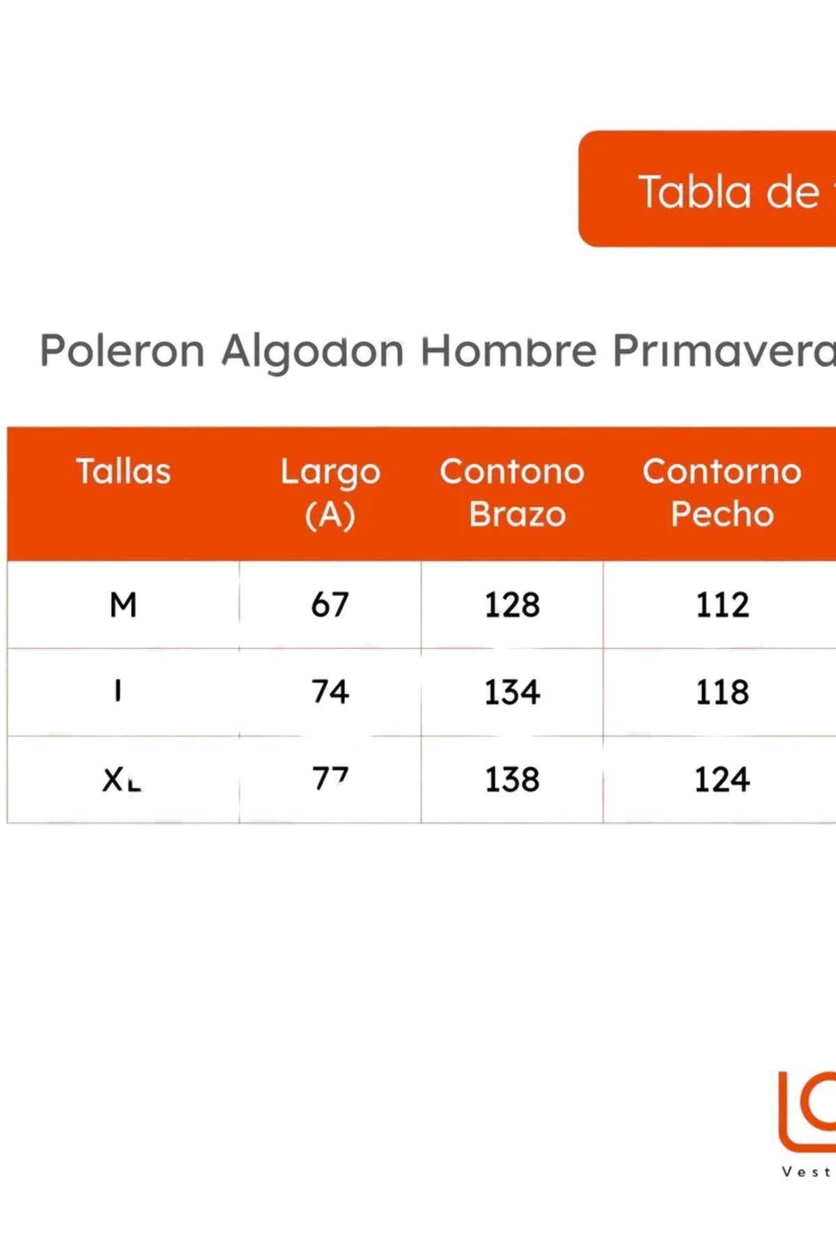 Polerón Algodón Hombre Primavera/ Verano  416-4