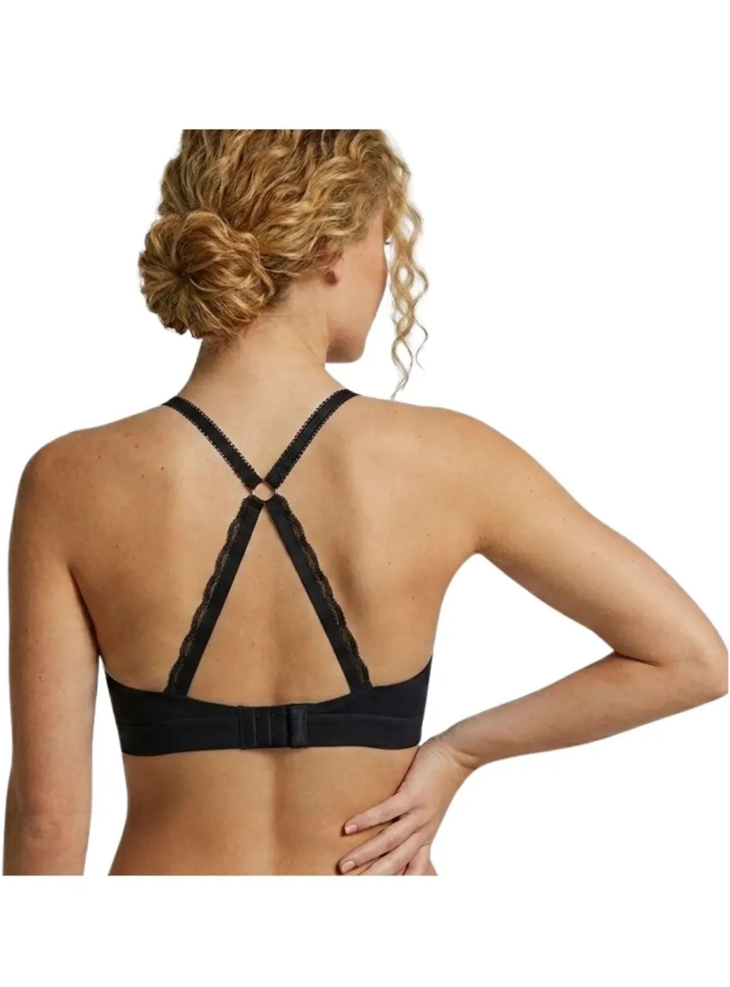 Bralette Top Elasticado Mujer Sostén Peto Sujetador Encaje 611-2