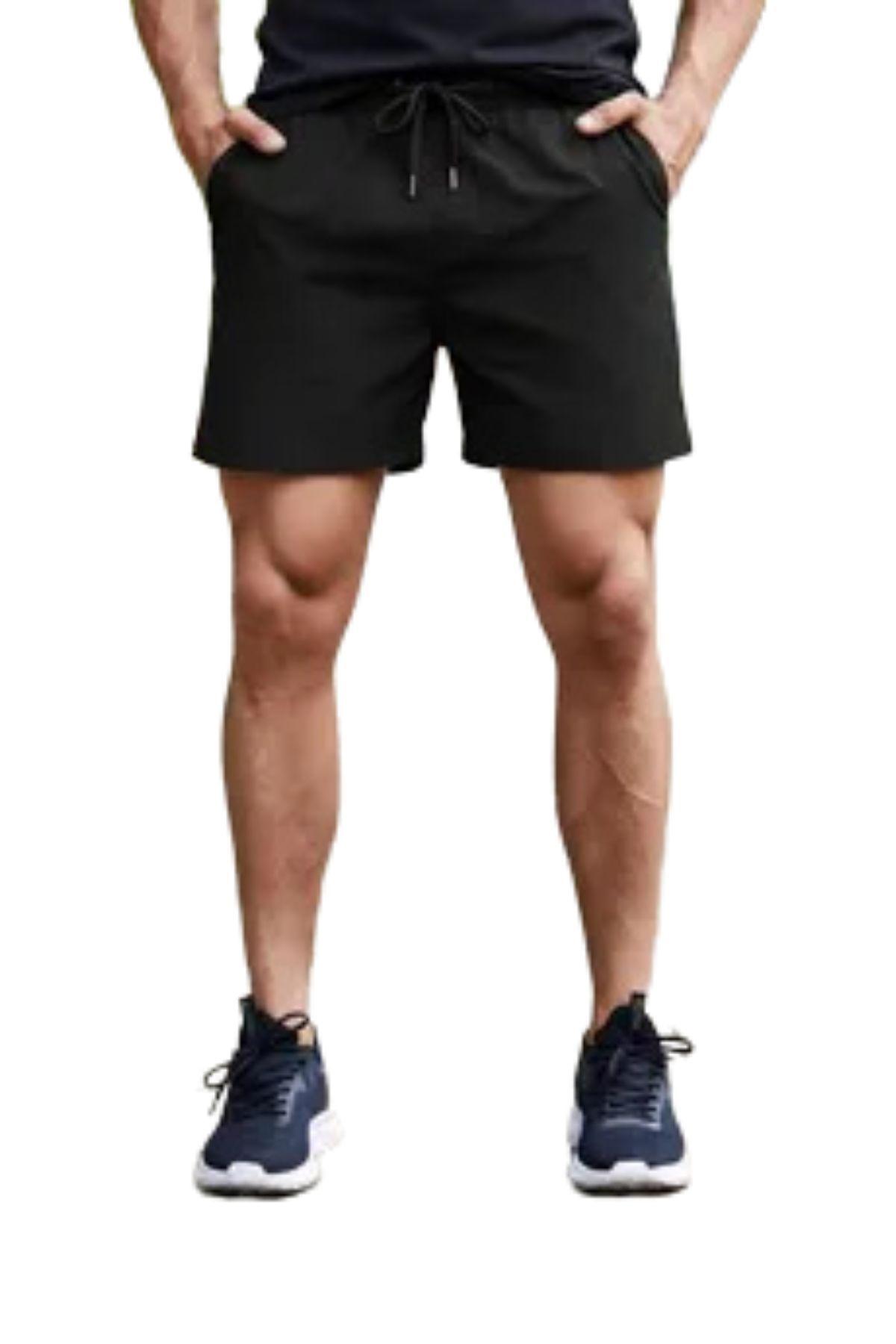 Pack 3 Short Gimnasio Bolsillo Poliéster Hombre Colores Surt 8798-1