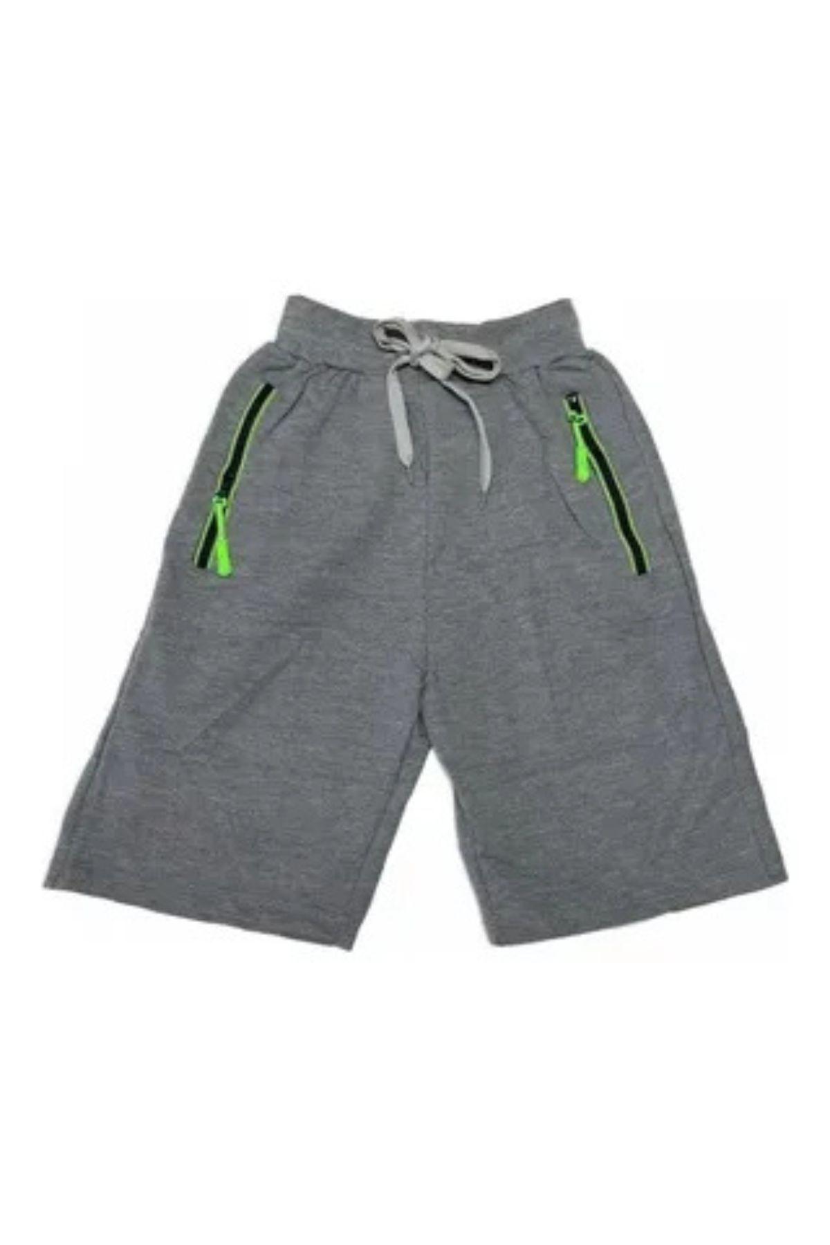 Pack 3 Short Algodón Deportivo Niños Bolsillos 753-5