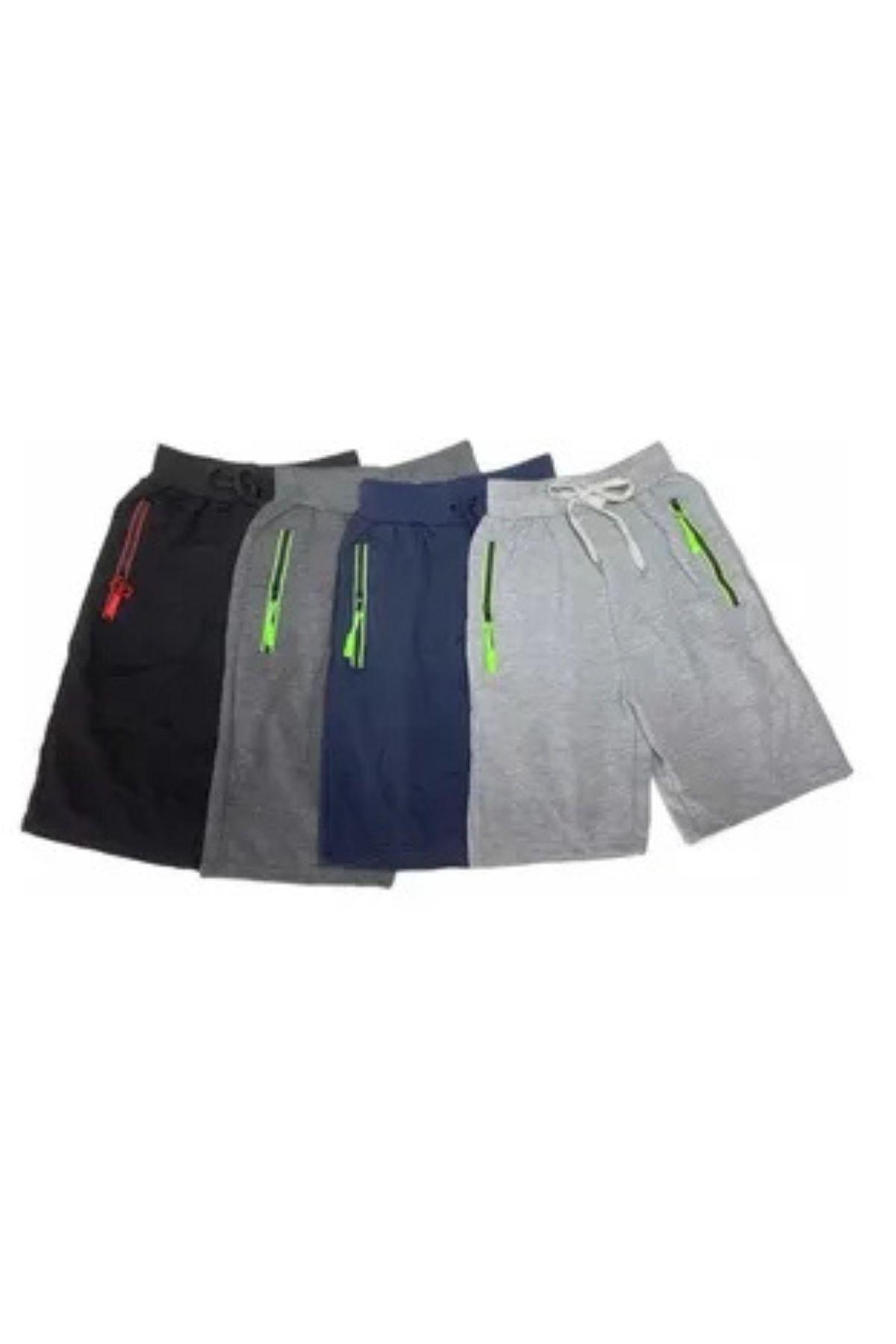 Pack 3 Short Algodón Deportivo Niños Bolsillos 753-6