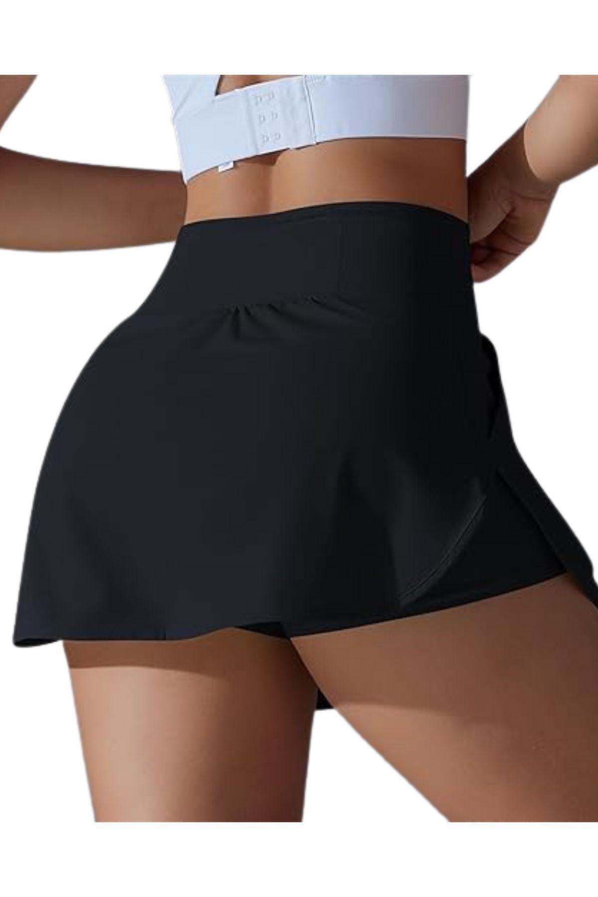 Falda Pantalón Deportiva Fitness Con Short Corto Mujer Tenis 403-3