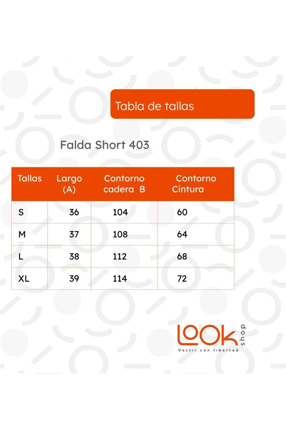 Falda Pantalón Deportiva Fitness Con Short Corto Mujer Tenis 403-5