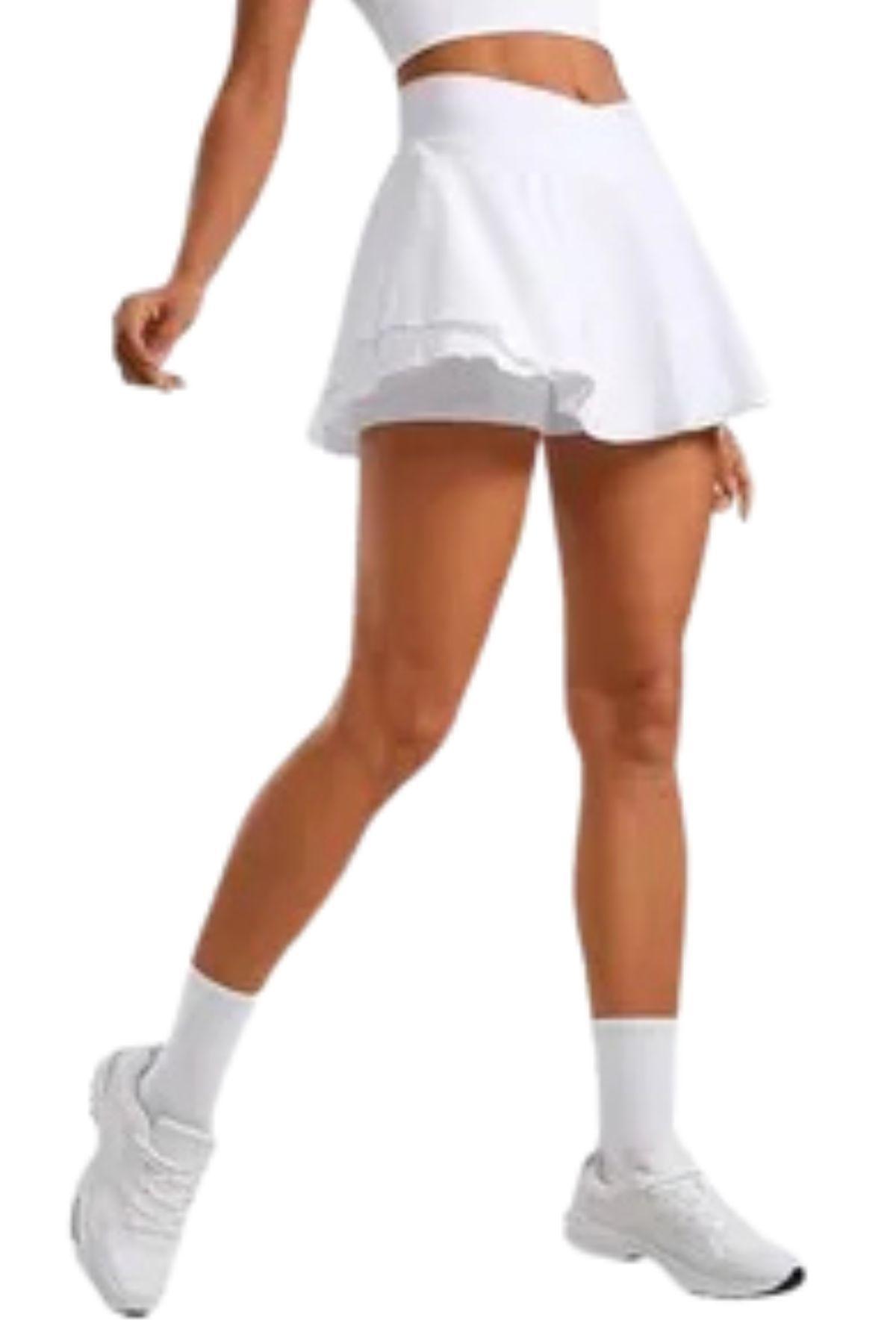 Falda Pantalón Deportiva Fitness Con Short Corto Mujer Tenis 403-3