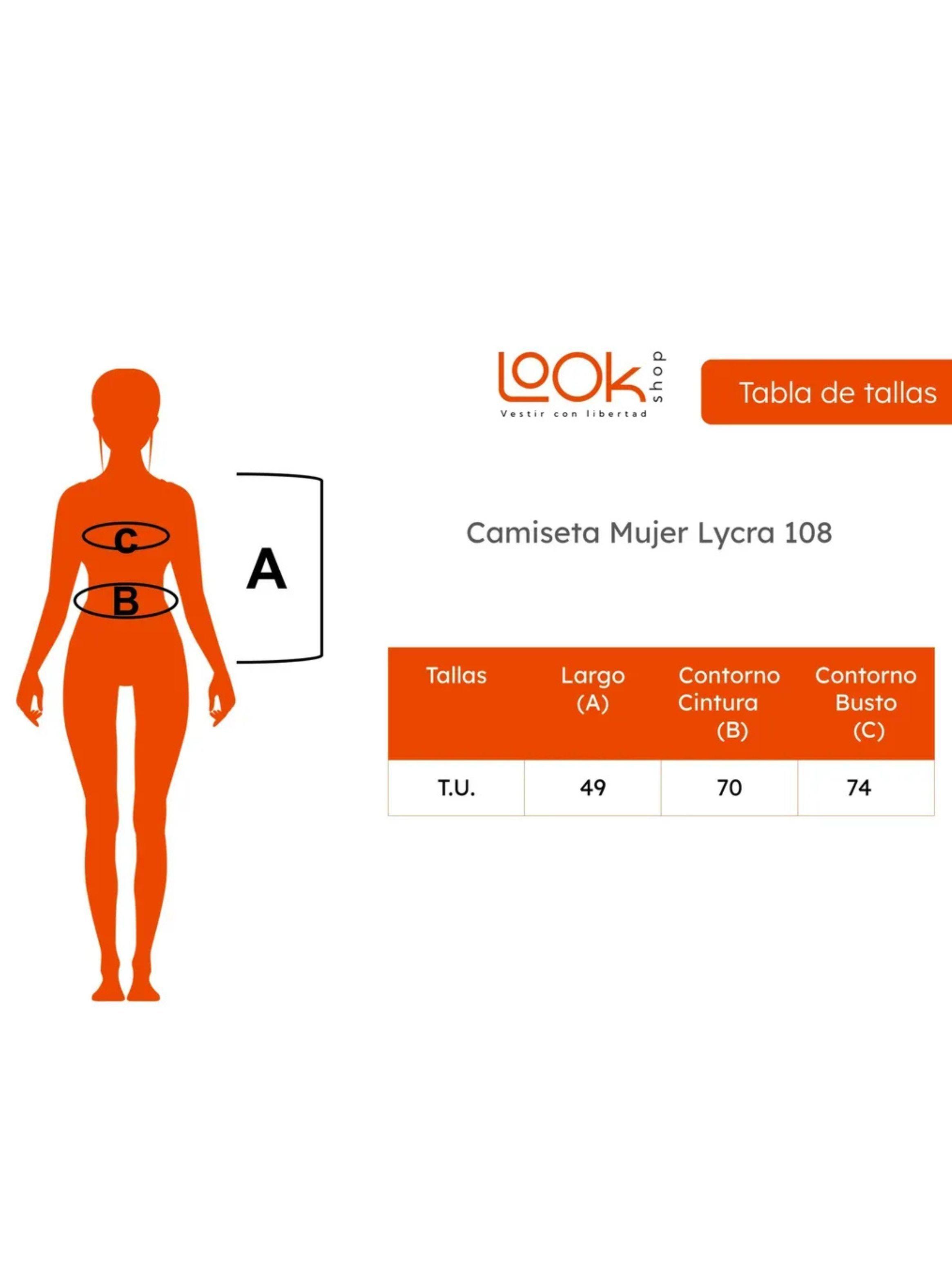 Pack 6 Polera Pabilo Mujer Básica Camiseta Verano Lycra 108-9