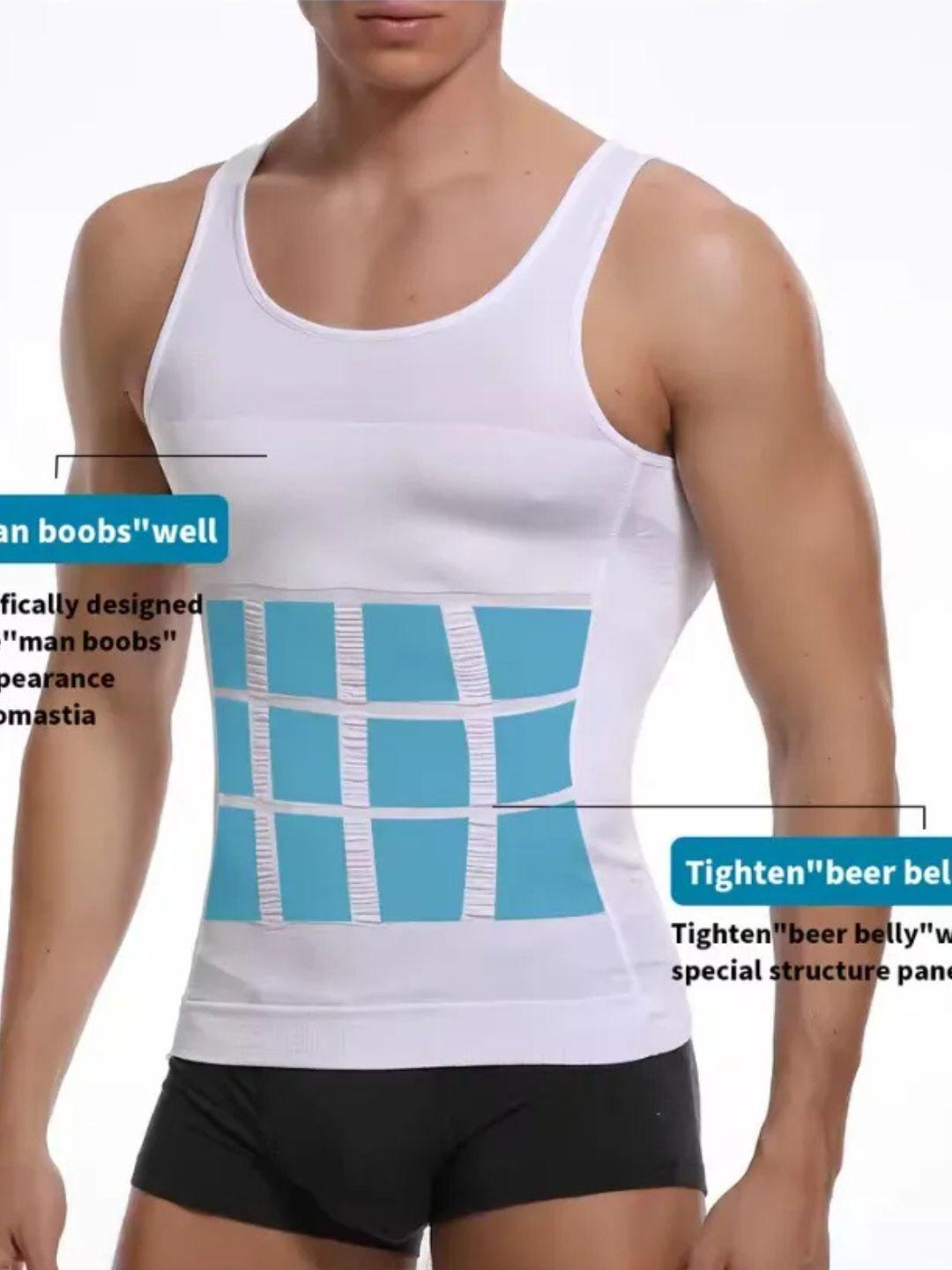 Pack 2 Faja De Compresión Hombre Tipo Musculosa Reductora 310-3
