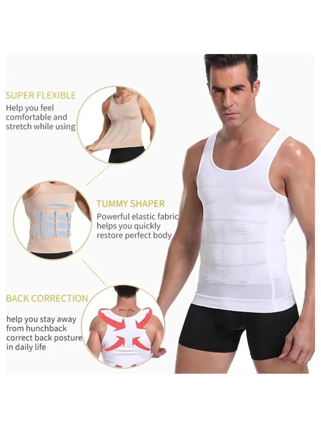 Pack 2 Faja De Compresión Hombre Tipo Musculosa Reductora 310-6