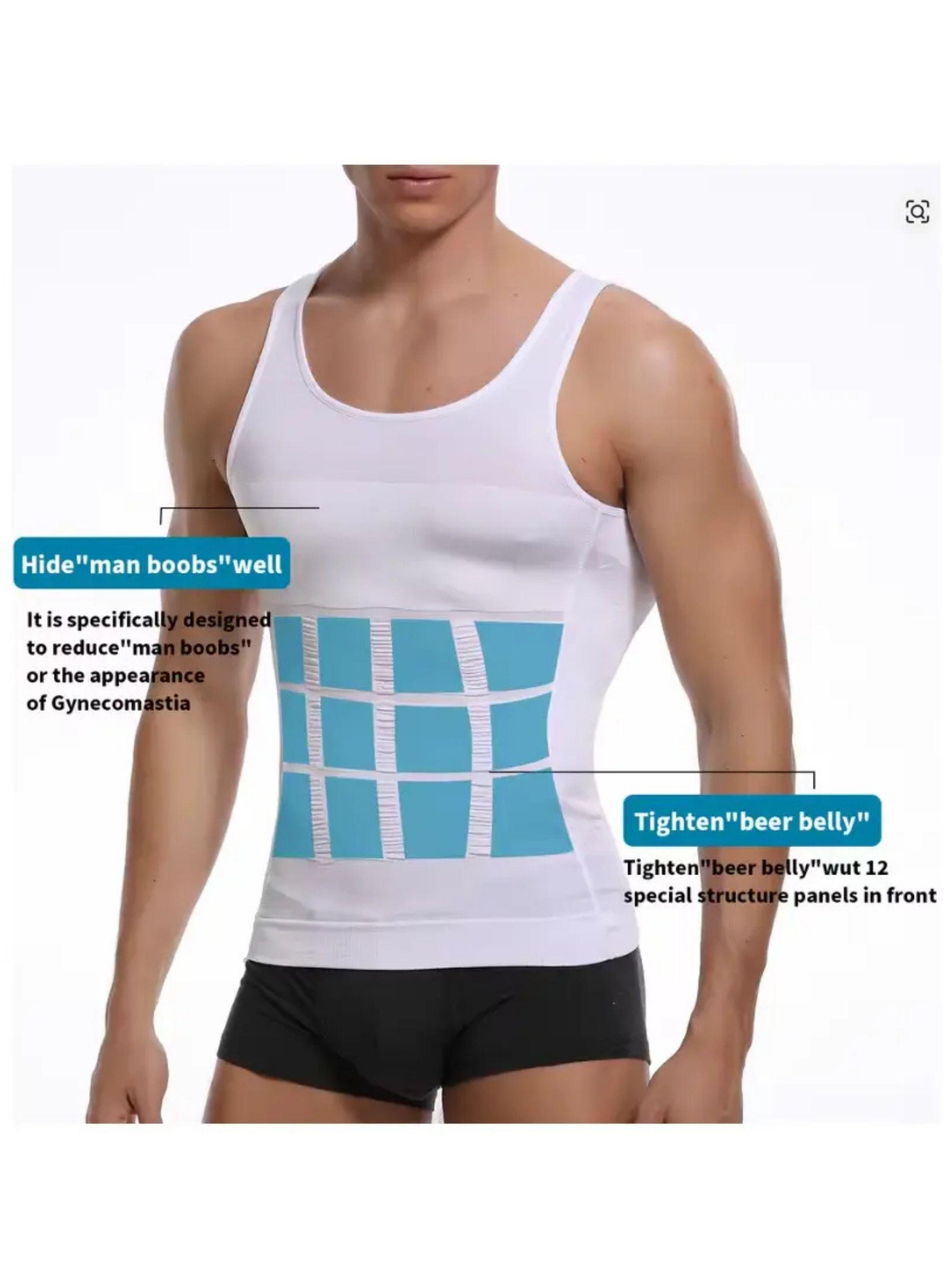 Pack 2 Faja De Compresión Hombre Tipo Musculosa Reductora 310-2
