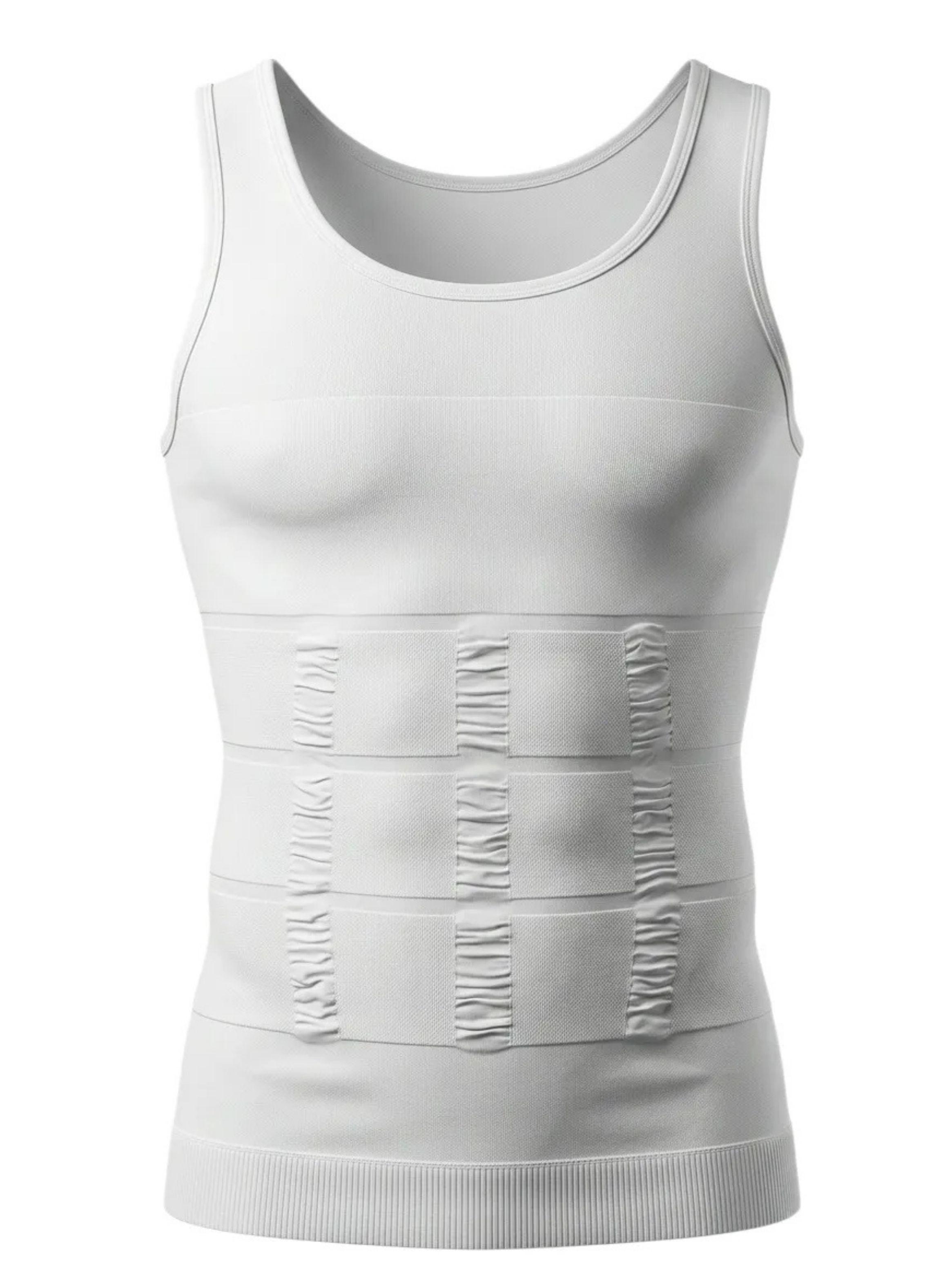 Pack 2 Faja De Compresión Hombre Tipo Musculosa Reductora 310-6