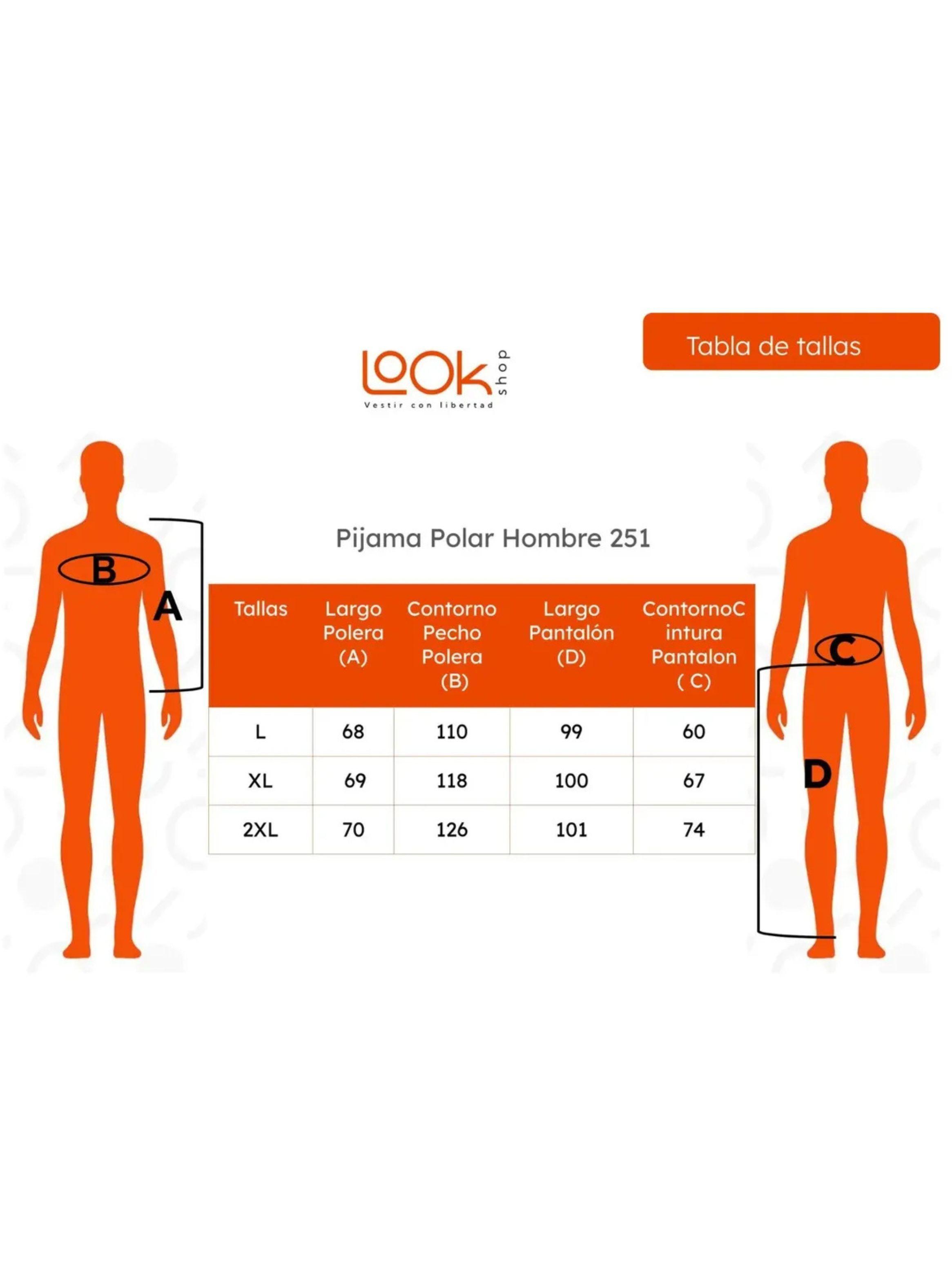Pijama Hombre Polar Excelente Calidad 251-6