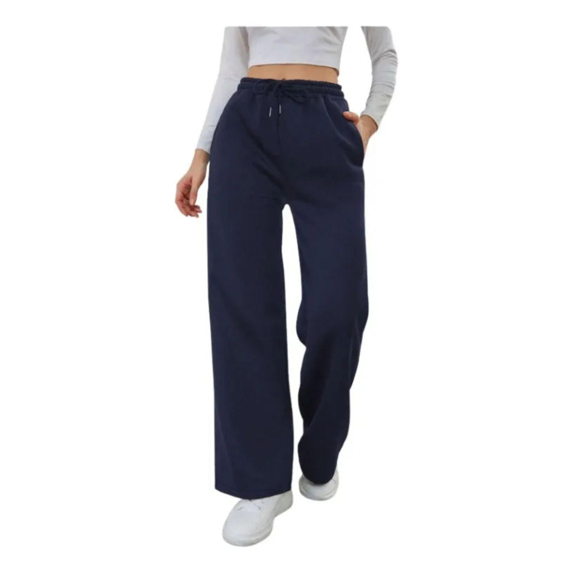 Pantalon Jogger Buzo Mujer Algodon Forro Polar 138-0