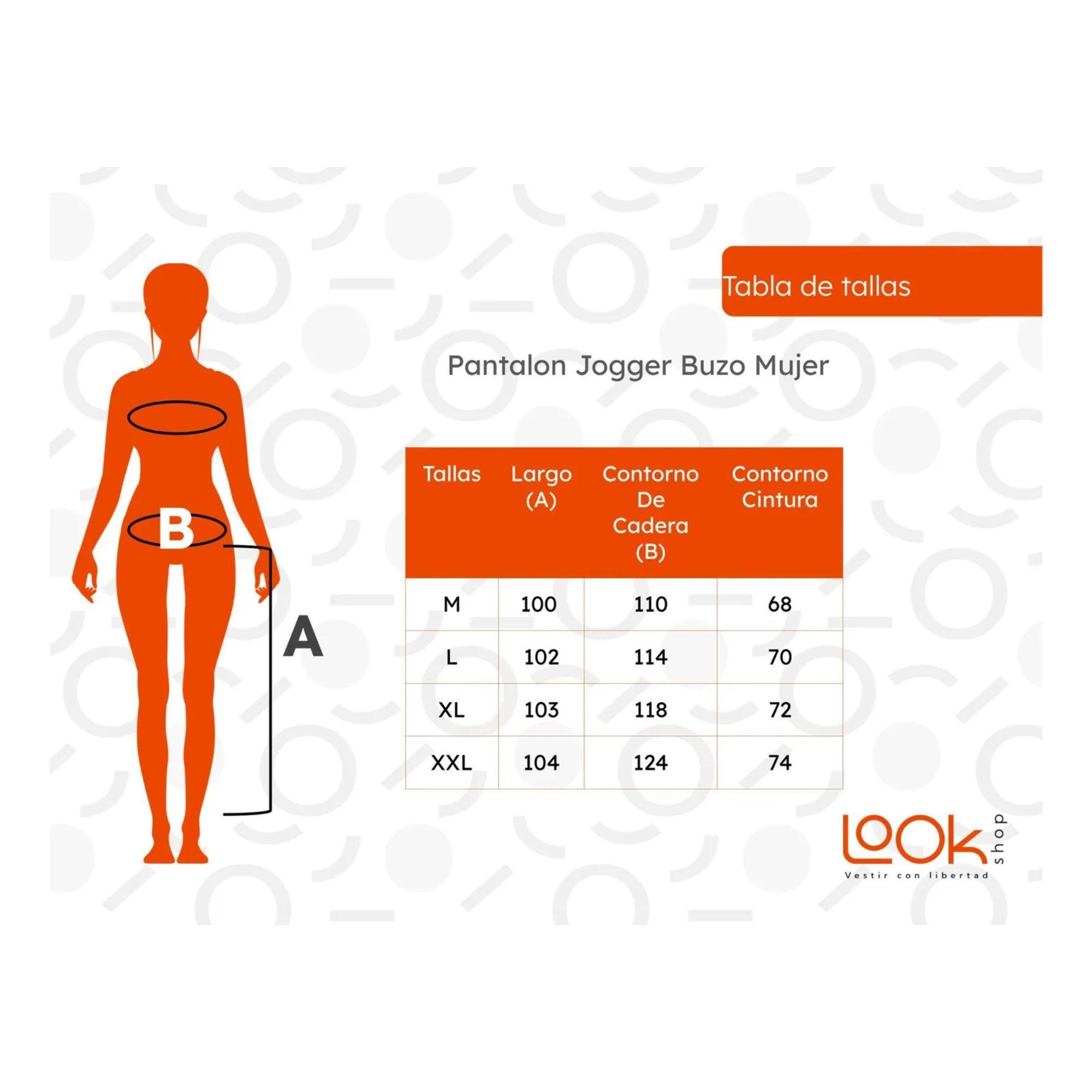 Pantalon Jogger Buzo Mujer Algodon Forro Polar 138-4