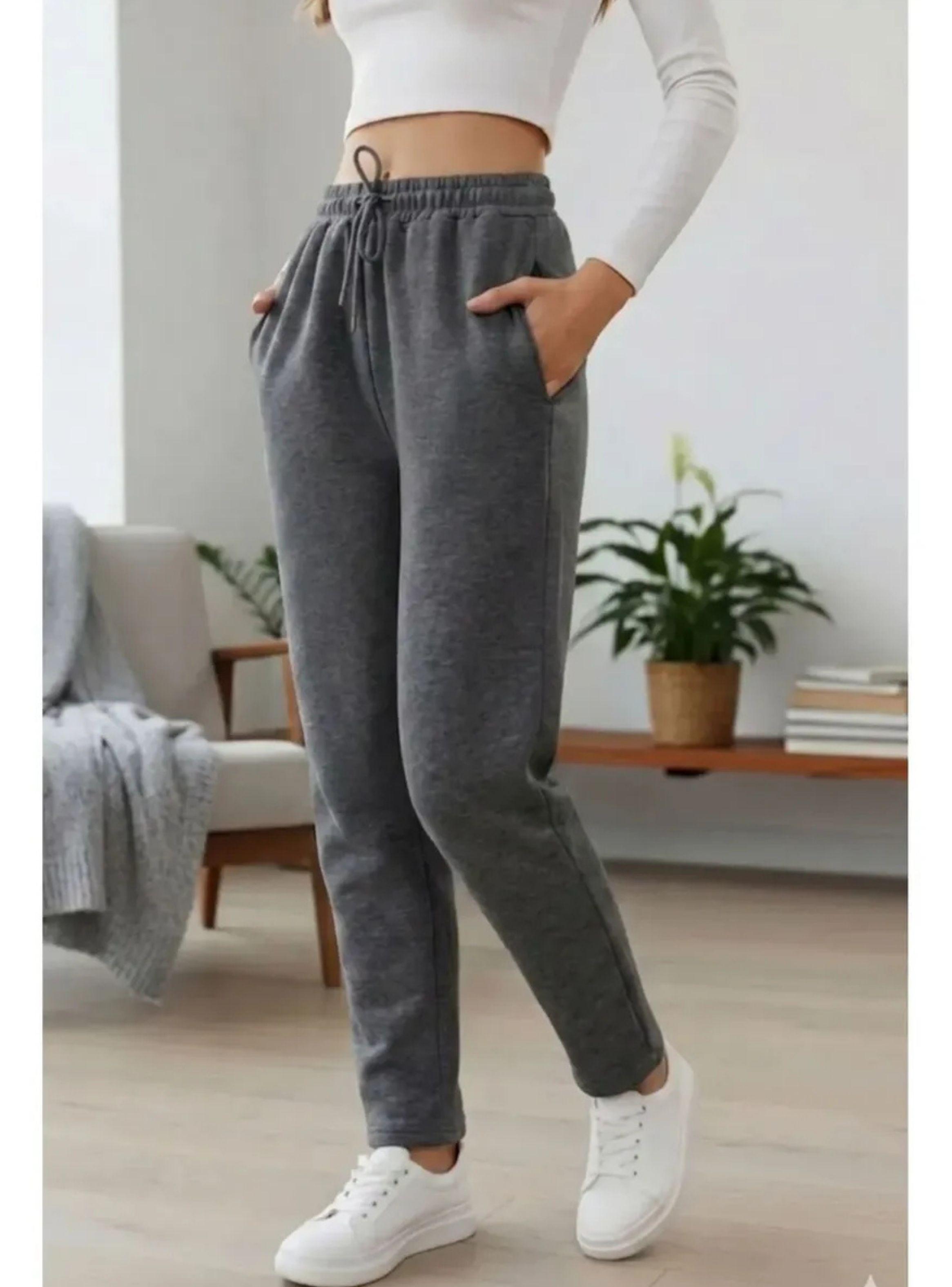 Pantalon Jogger Buzo Mujer Algodon Forro Polar 138-2