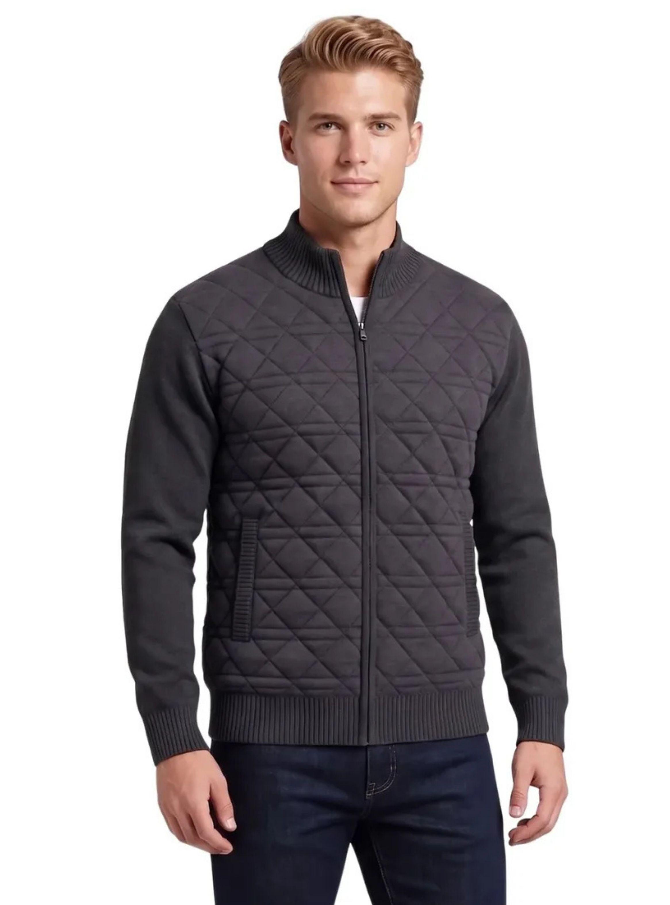 Chaqueta Hombre Tipo Chaleco Lana Forro Peludo Interior 7277-0
