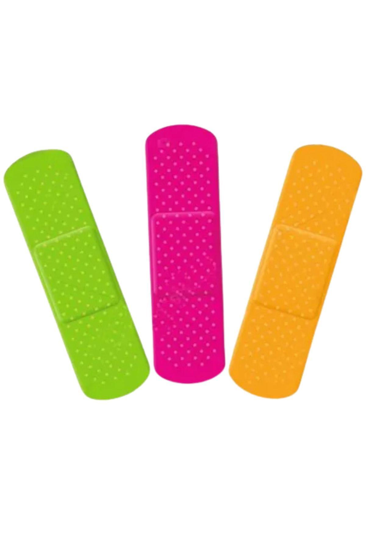 Parche Curitas Venditas Neon Colores A Prueba De Agua 40uds-1