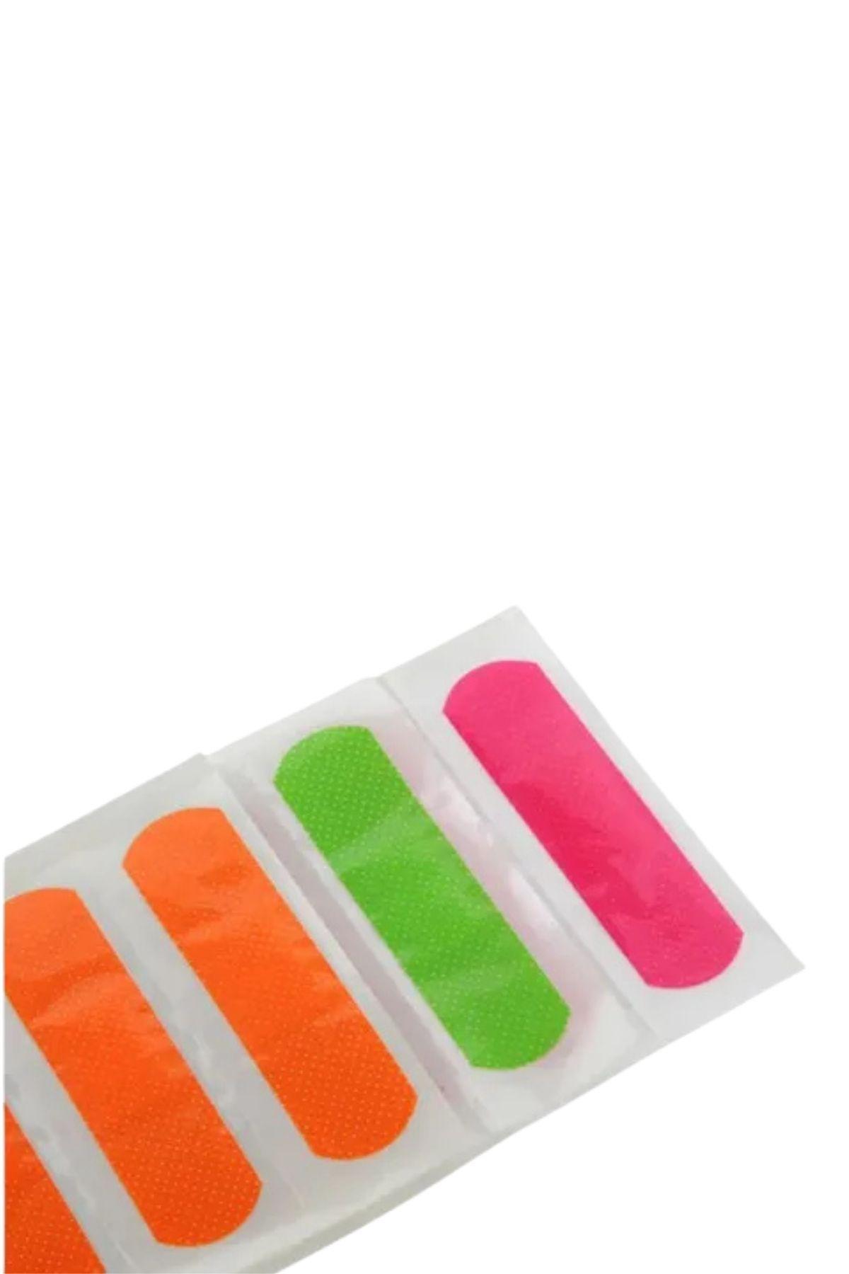 Parche Curitas Venditas Neon Colores A Prueba De Agua 40uds-3