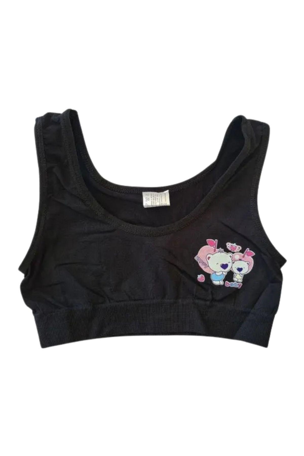 Pack 3 Petos Niña Elasticados Lycra. Mi Primer Sostén. 84-2