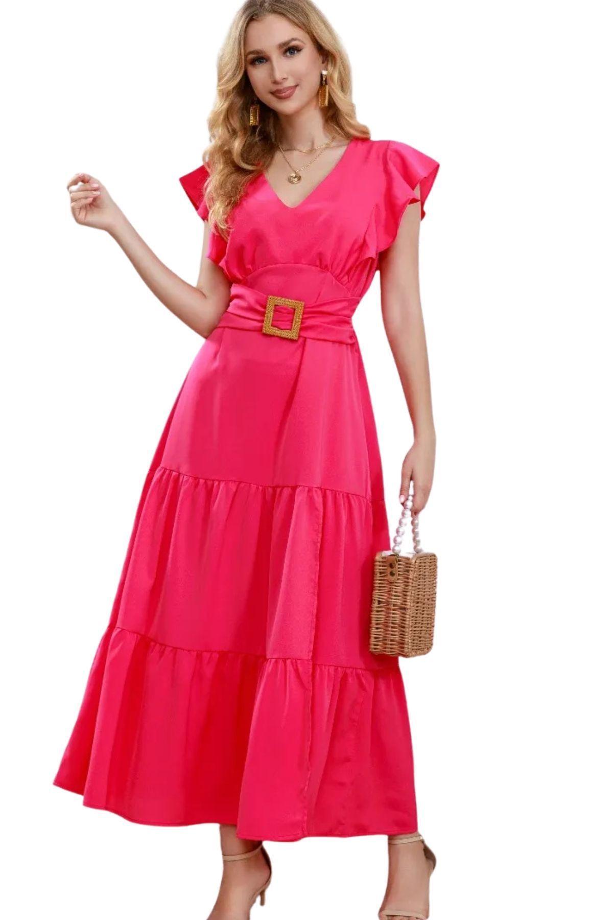 Vestido Largo Primavera Mujer, Casual Maxi Vestidos 275-1