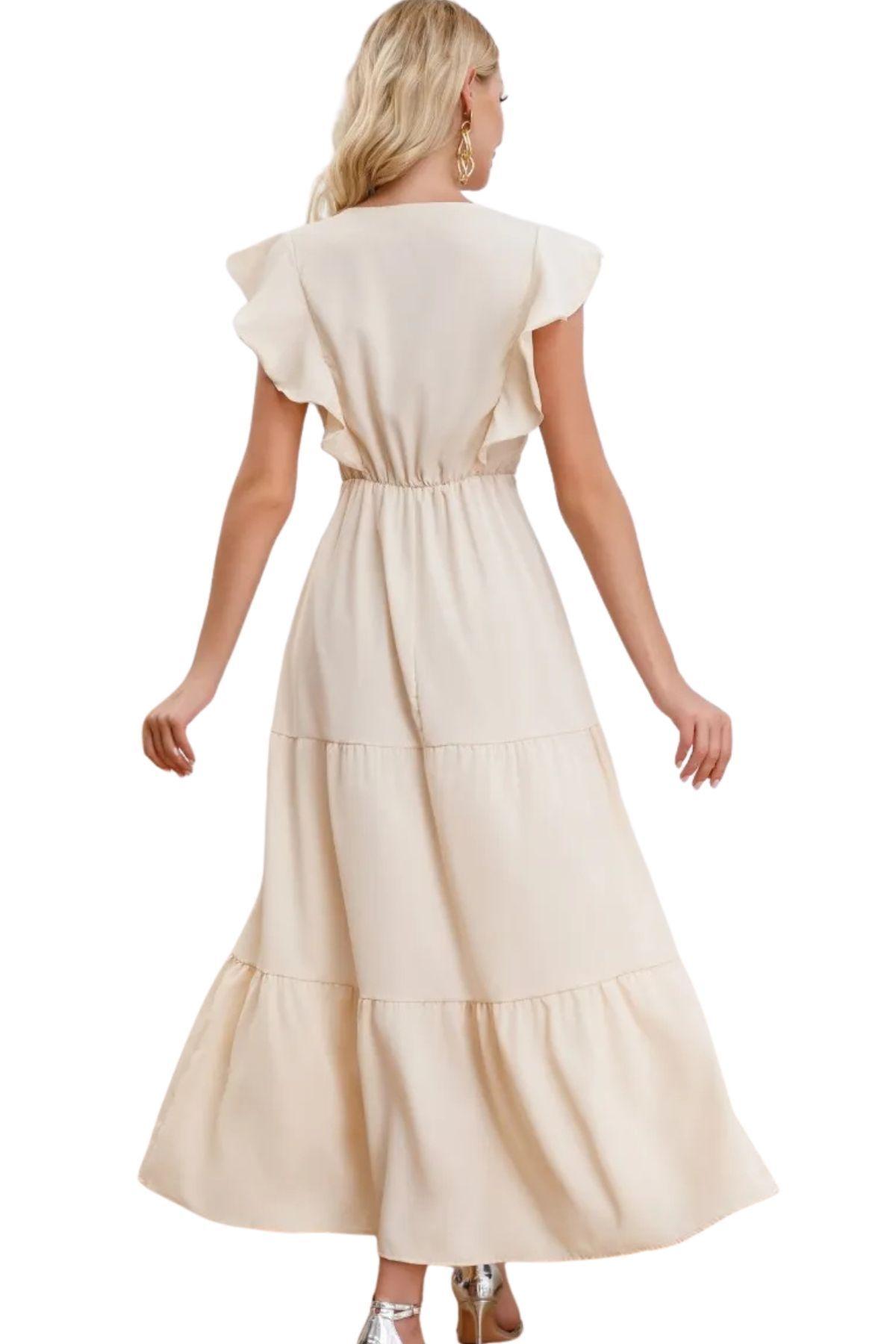 Vestido Largo Primavera Mujer, Casual Maxi Vestidos 275-2