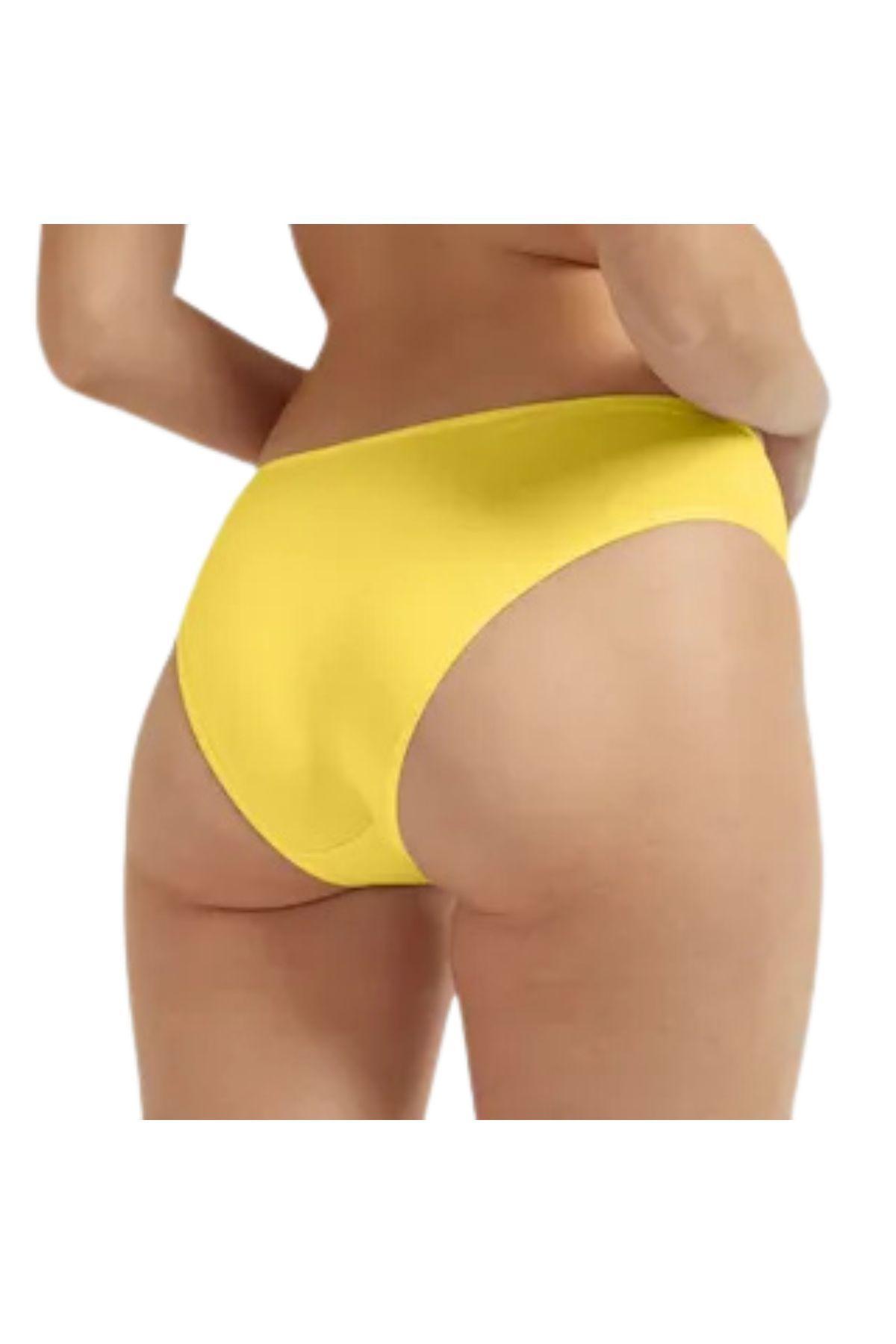 Pack 6 Calzón Algodón Mujer. Amarillo Año Nuevo. 342-3