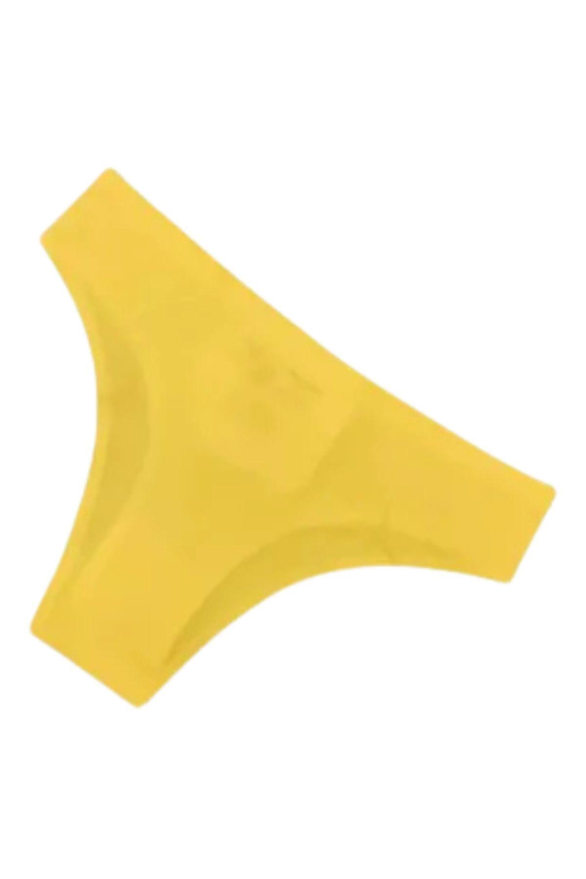 Pack 6 Calzón Algodón Mujer. Amarillo Año Nuevo. 342-4