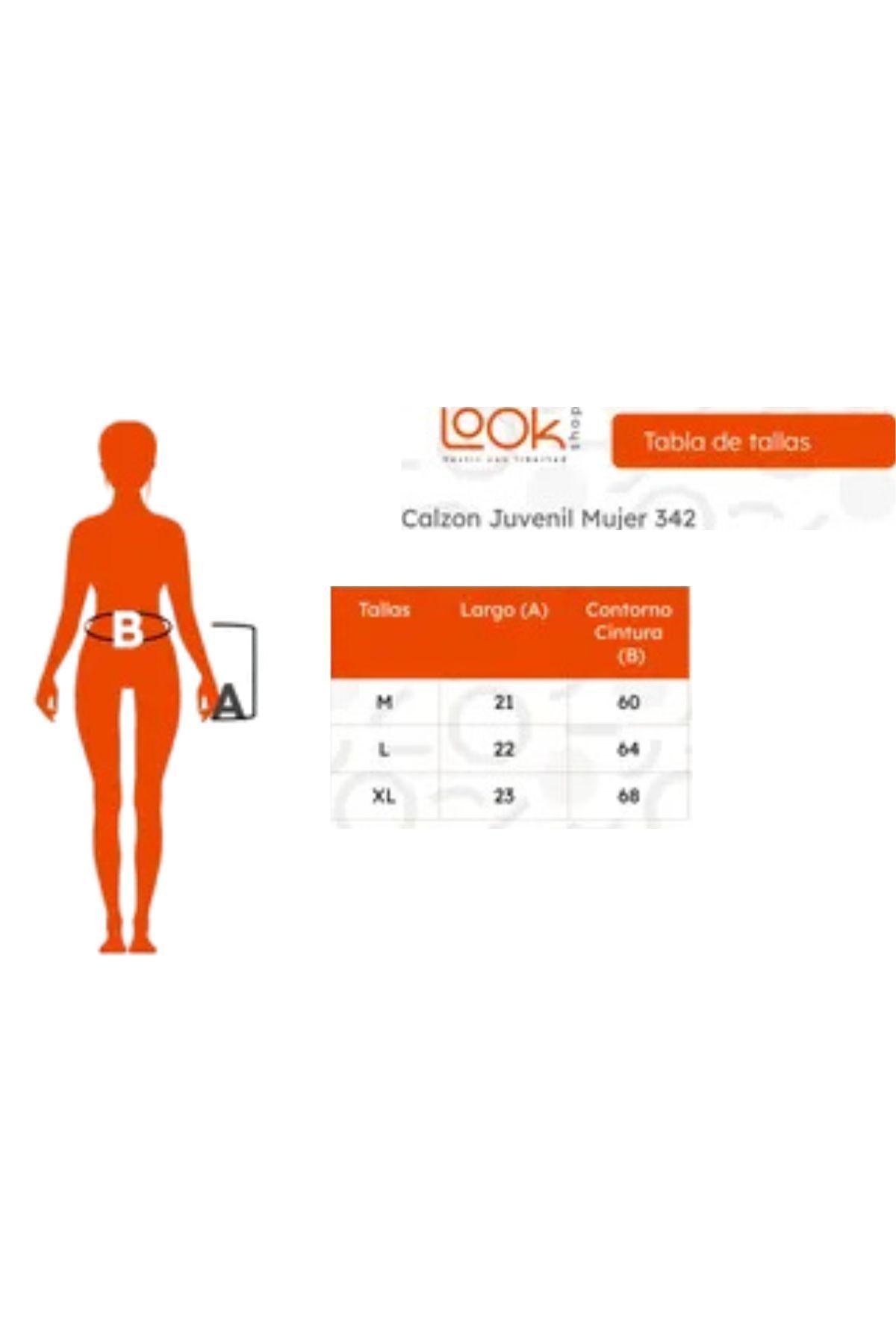 Pack 6 Calzón Algodón Mujer. Amarillo Año Nuevo. 342-5