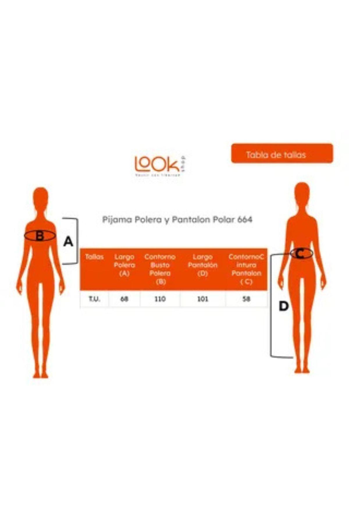 Pijama Mujer Polar Invierno Calidad Premium 024-3