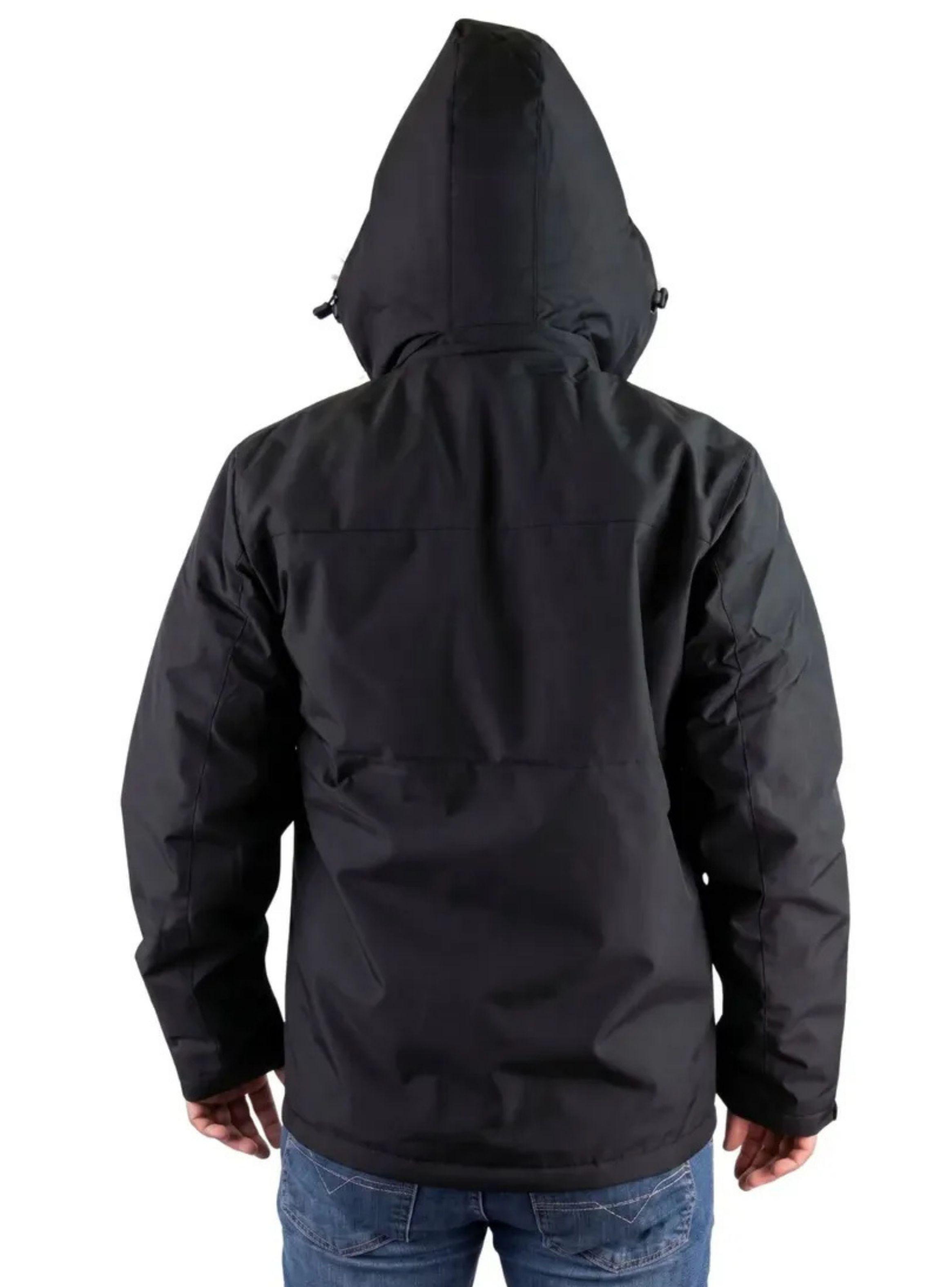Chaqueta Hombre Premium Excelente Calidad Parka Forro Piel H302 -3