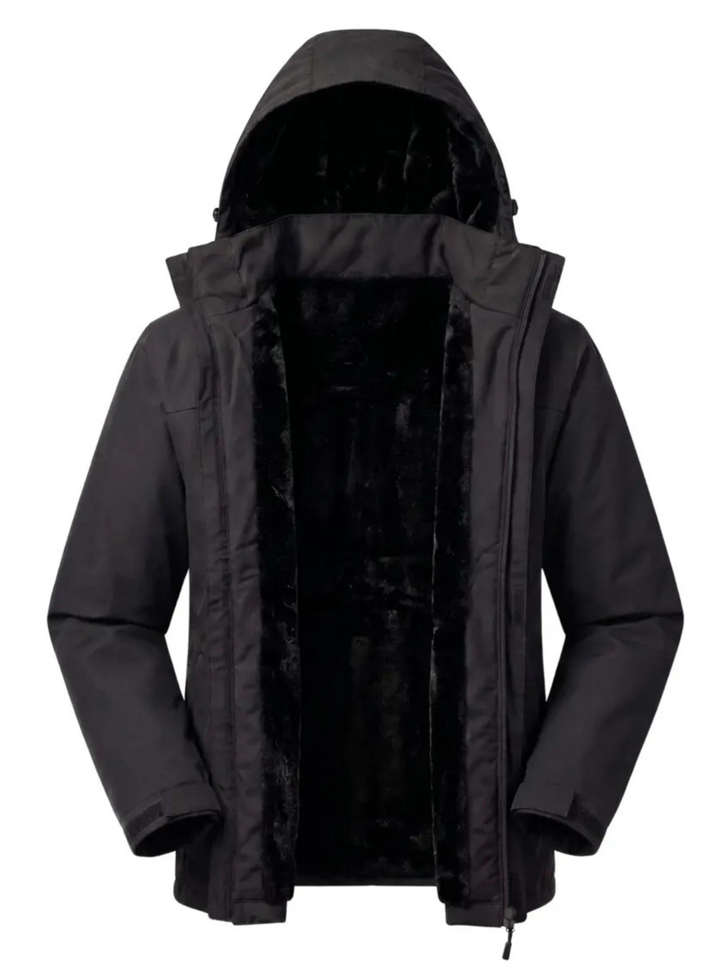 Chaqueta Hombre Premium Excelente Calidad Parka Forro Piel H302 -5
