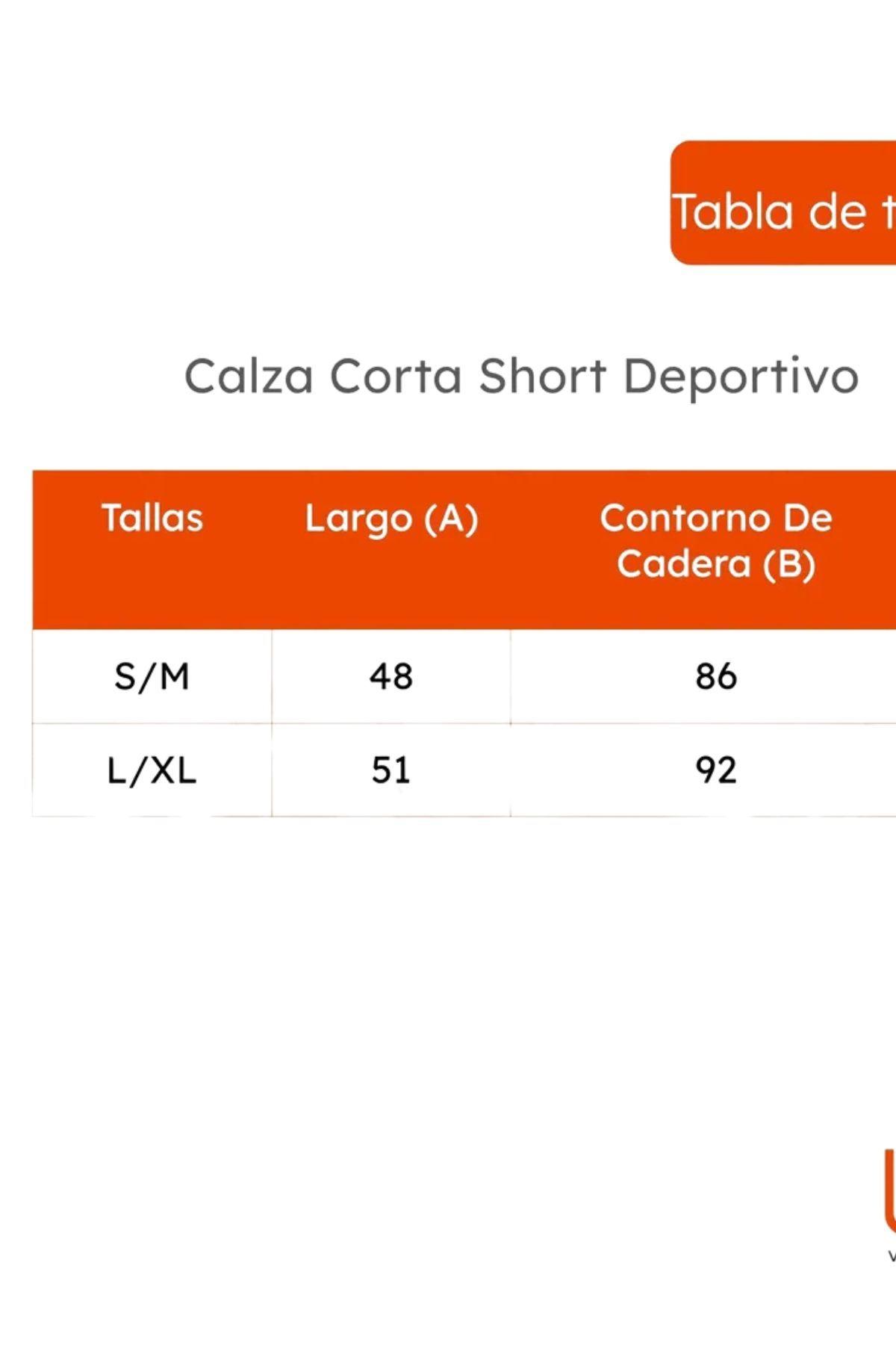 Calza Corta Short Deportivo Lycra Premium 013-2