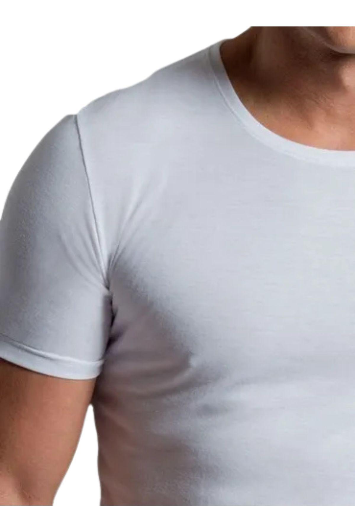 Pack 3 Camisetas Algodón Manga Corta, Negra, Gris Blanco. 41-2