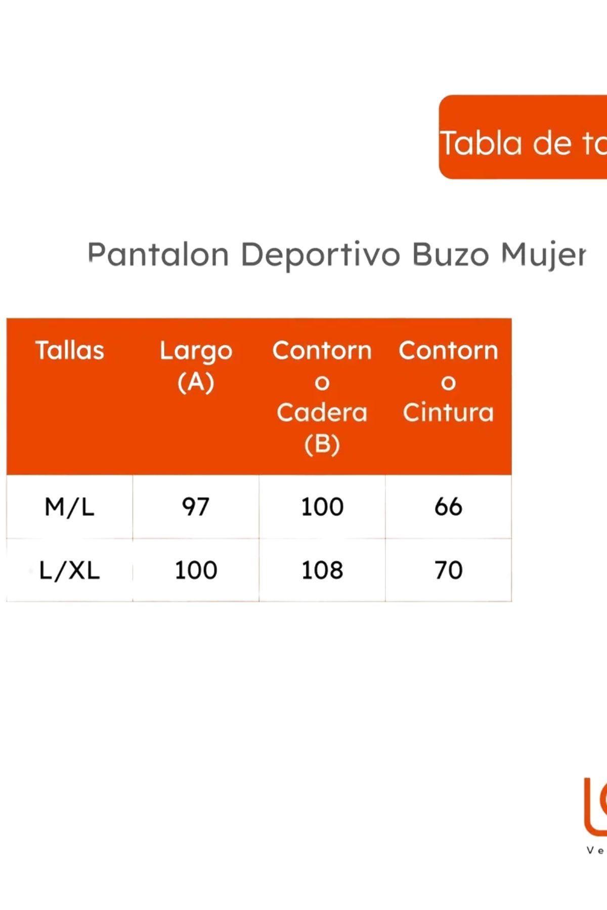 Pantalón Deportivo Jogger Buzo Mujer Algodón Verano 952-3