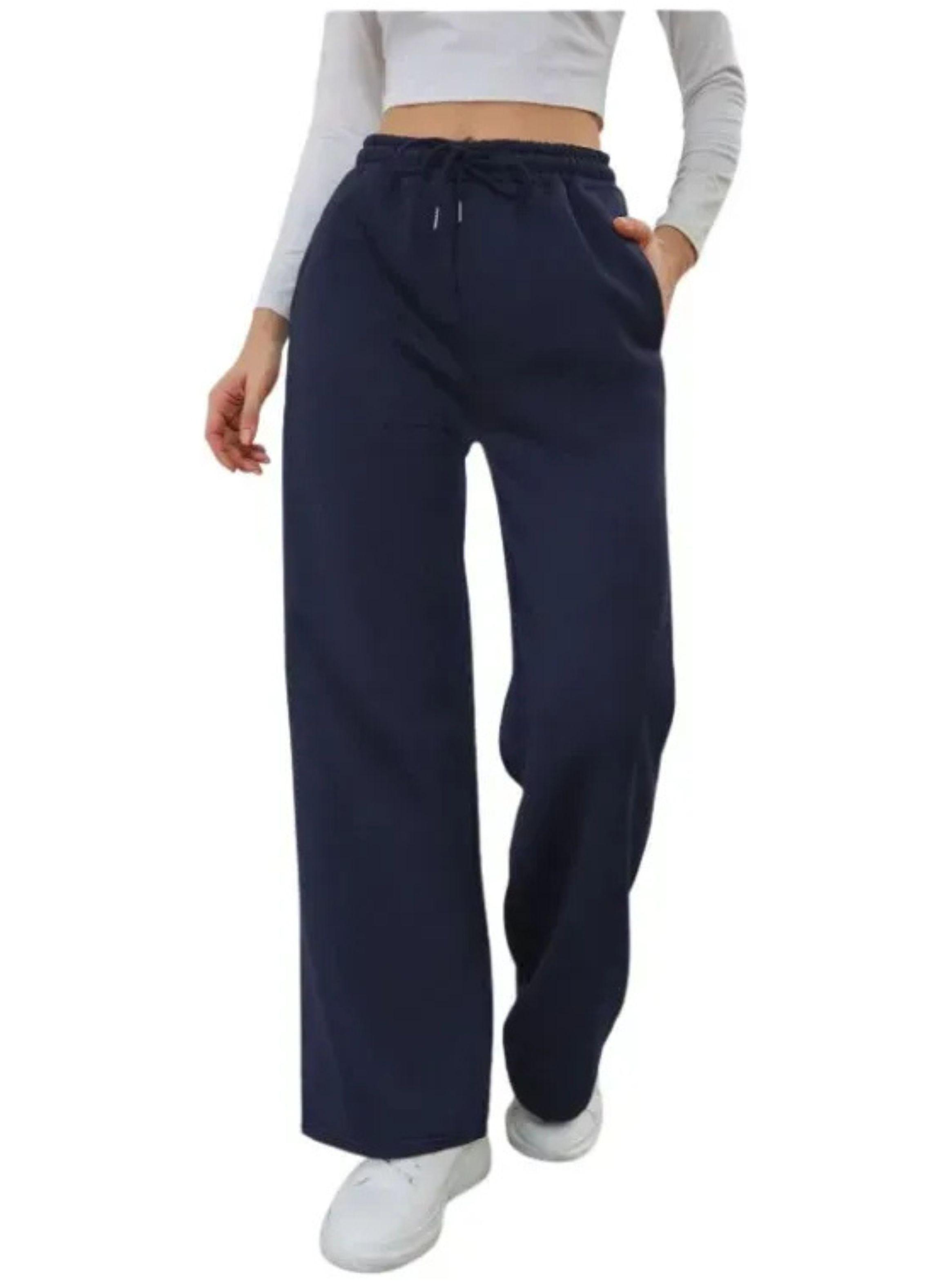 Pack 2 Pantal n Jogger Mujer Recto Forro Interior Corderito 8675-4