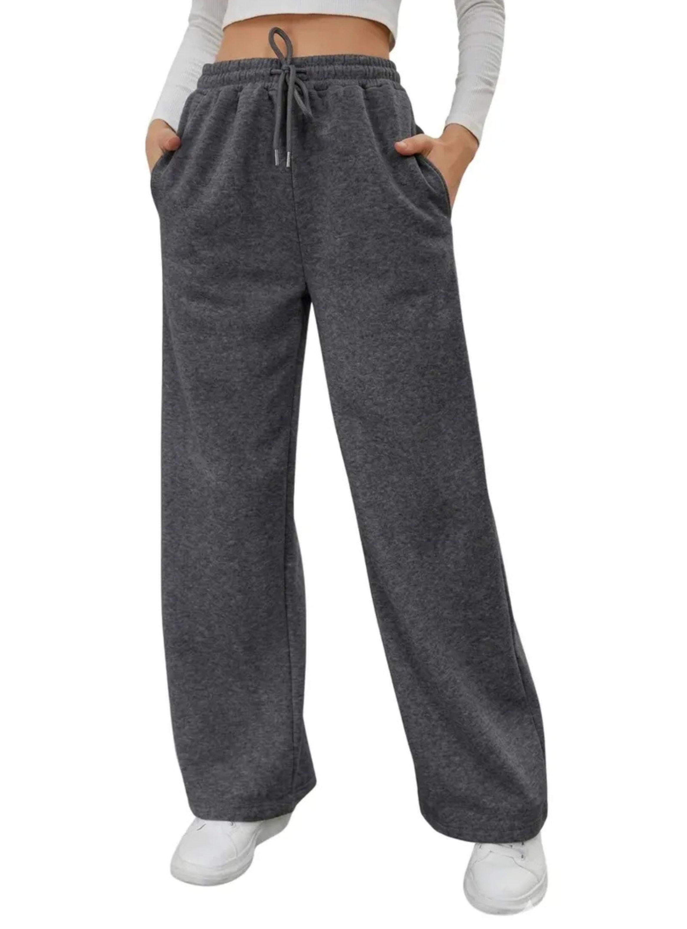Pack 2 Pantal n Jogger Mujer Recto Forro Interior Corderito 8675-5