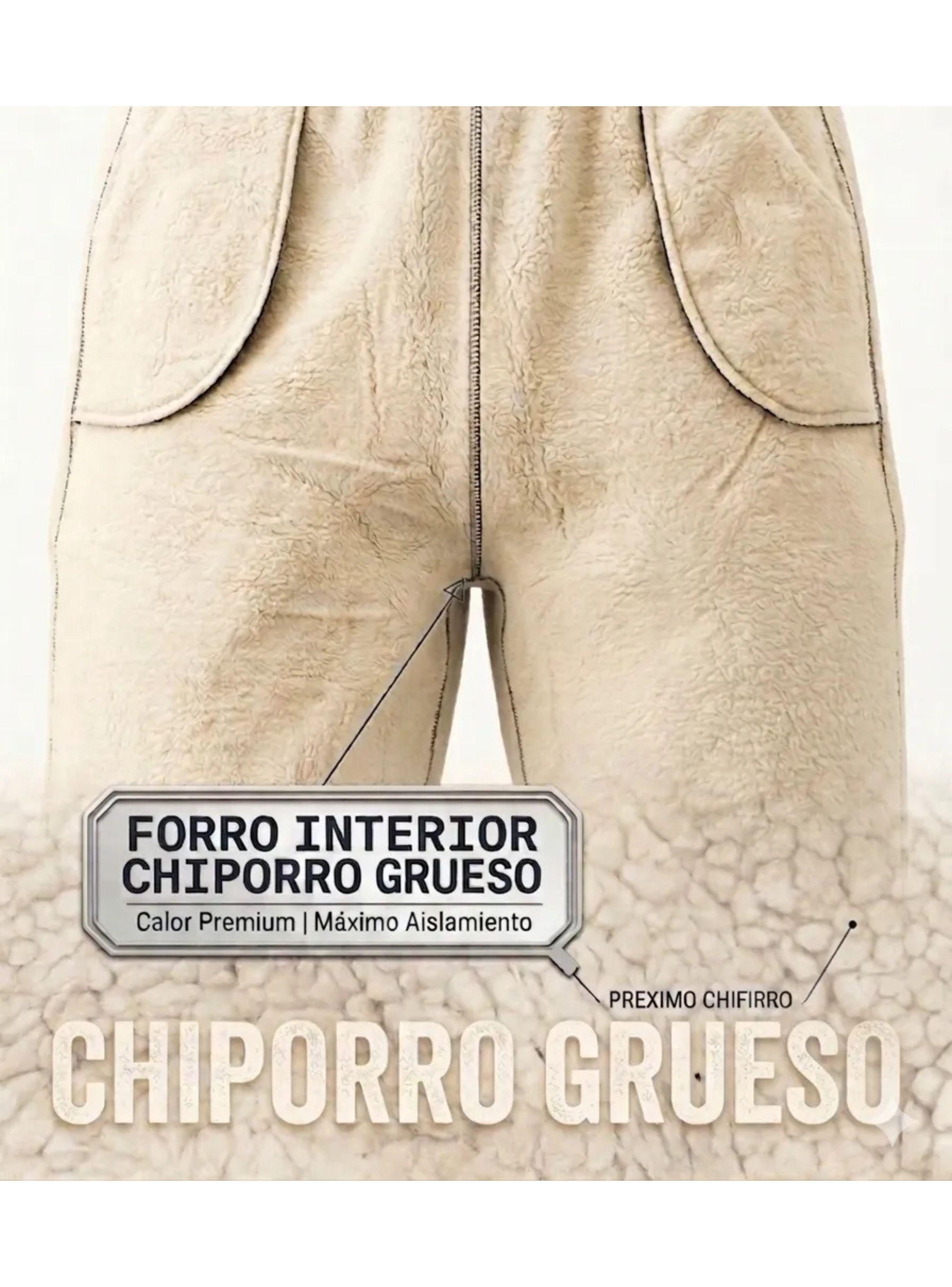 Pack 2 Pantal n Jogger Mujer Recto Forro Interior Corderito 8675-6