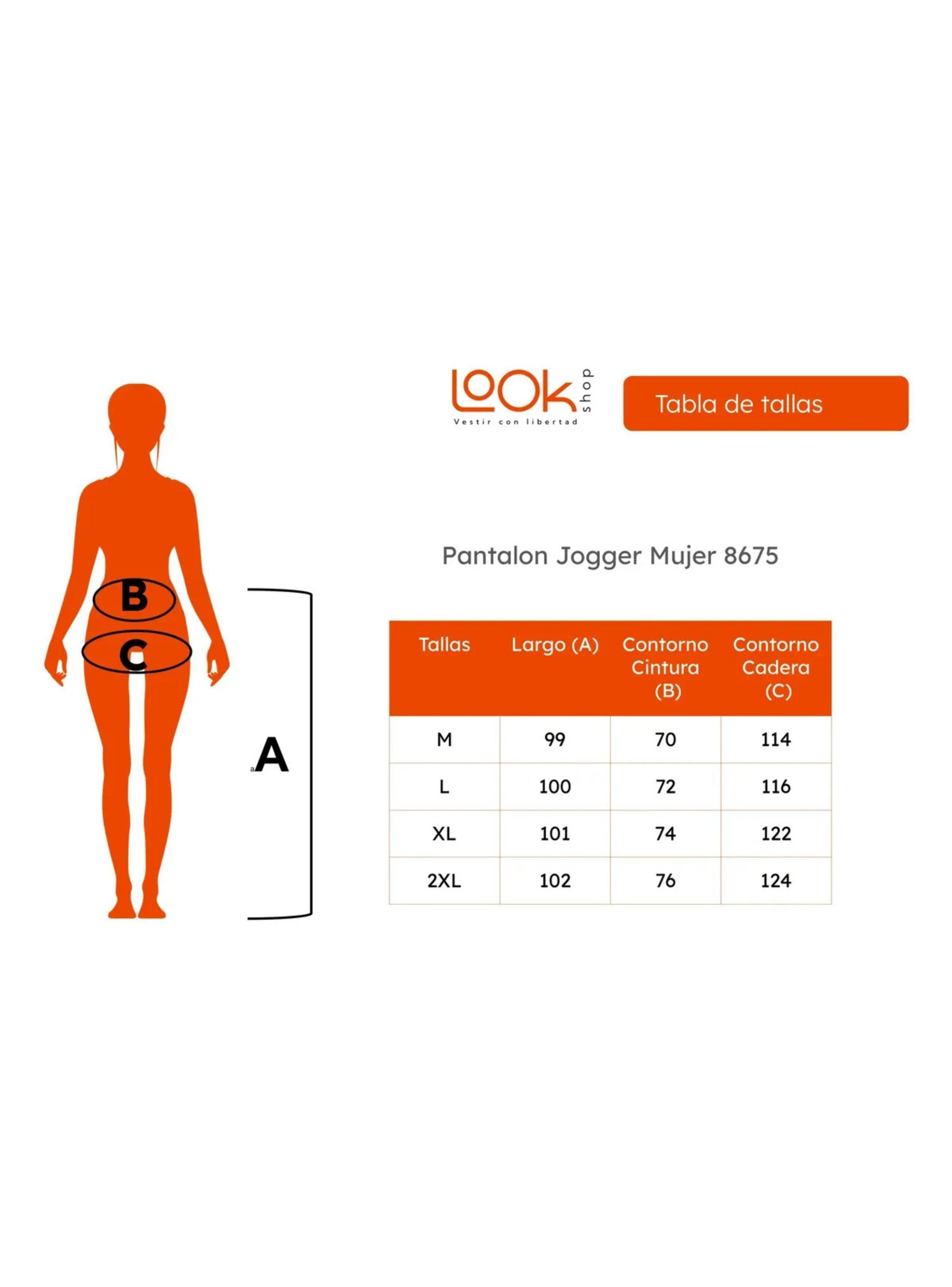 Pack 2 Pantal n Jogger Mujer Recto Forro Interior Corderito 8675-8