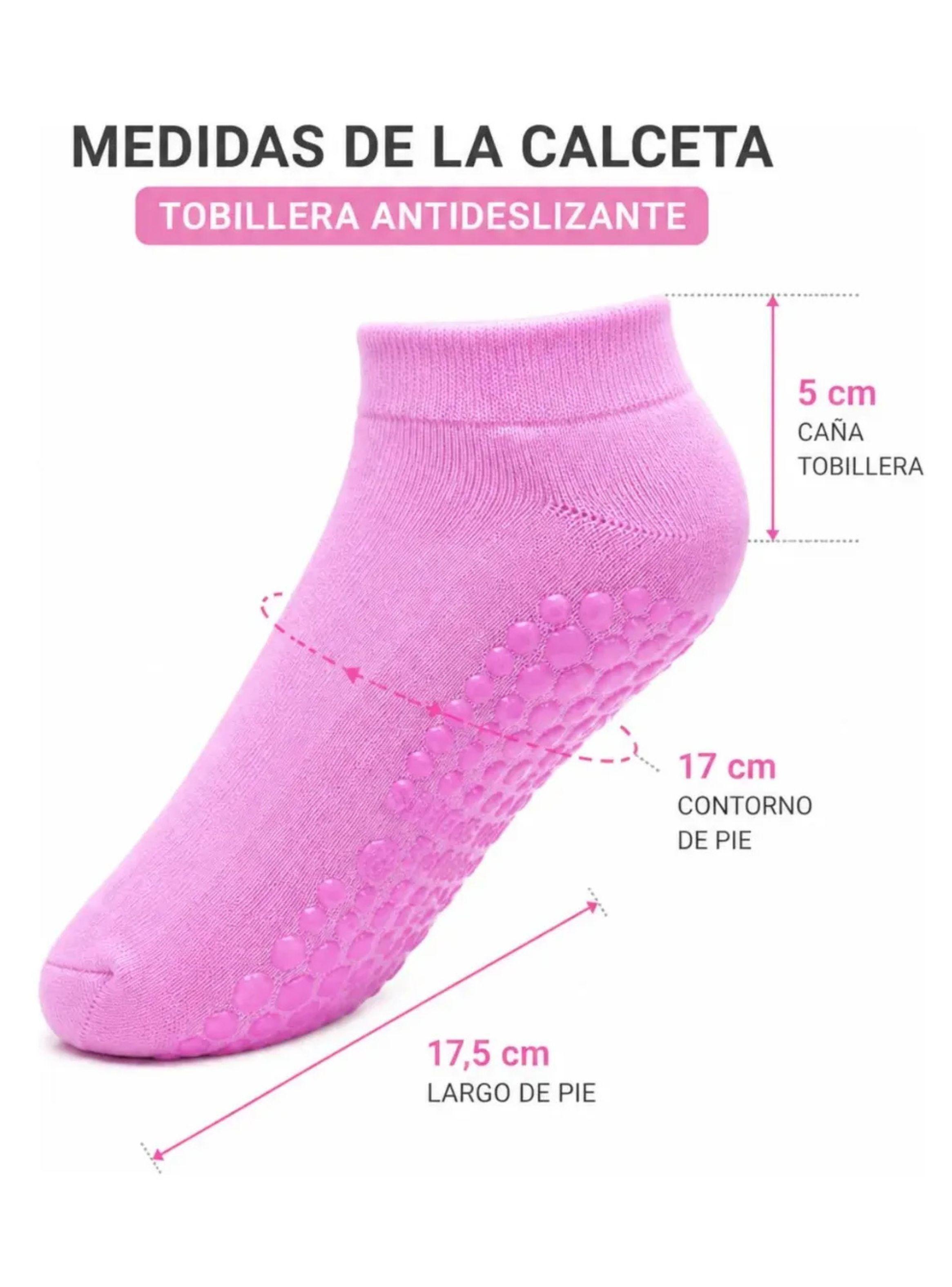 Pack 12 Pares Calcetas Mujer Antideslizantes Yoga Pilates Gym 129-8