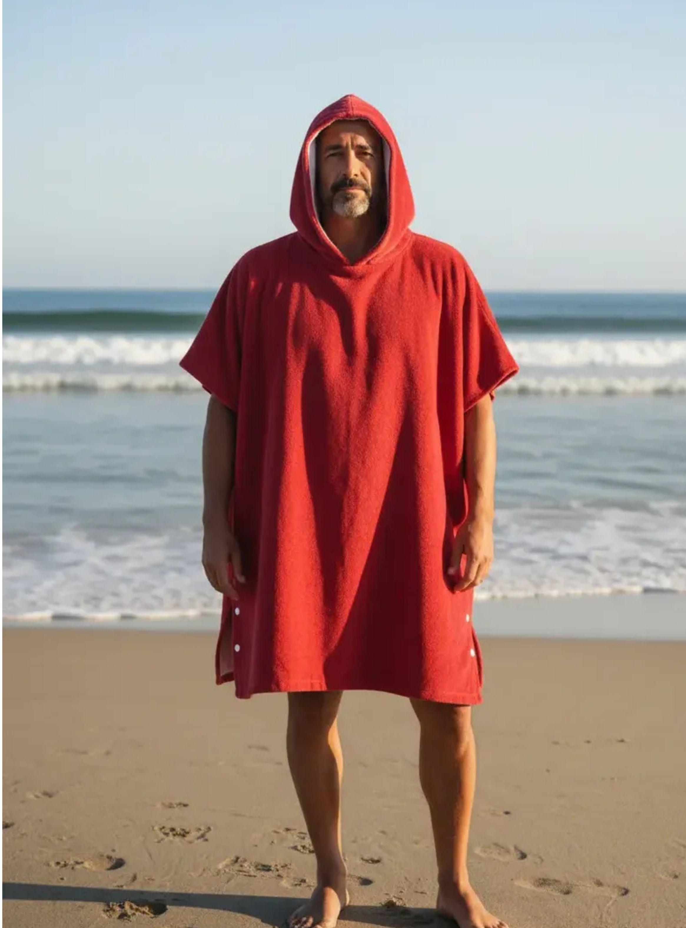 Toalla De Playa Y De Baño Con Capucha, Secado Rápido Hoja 380-2
