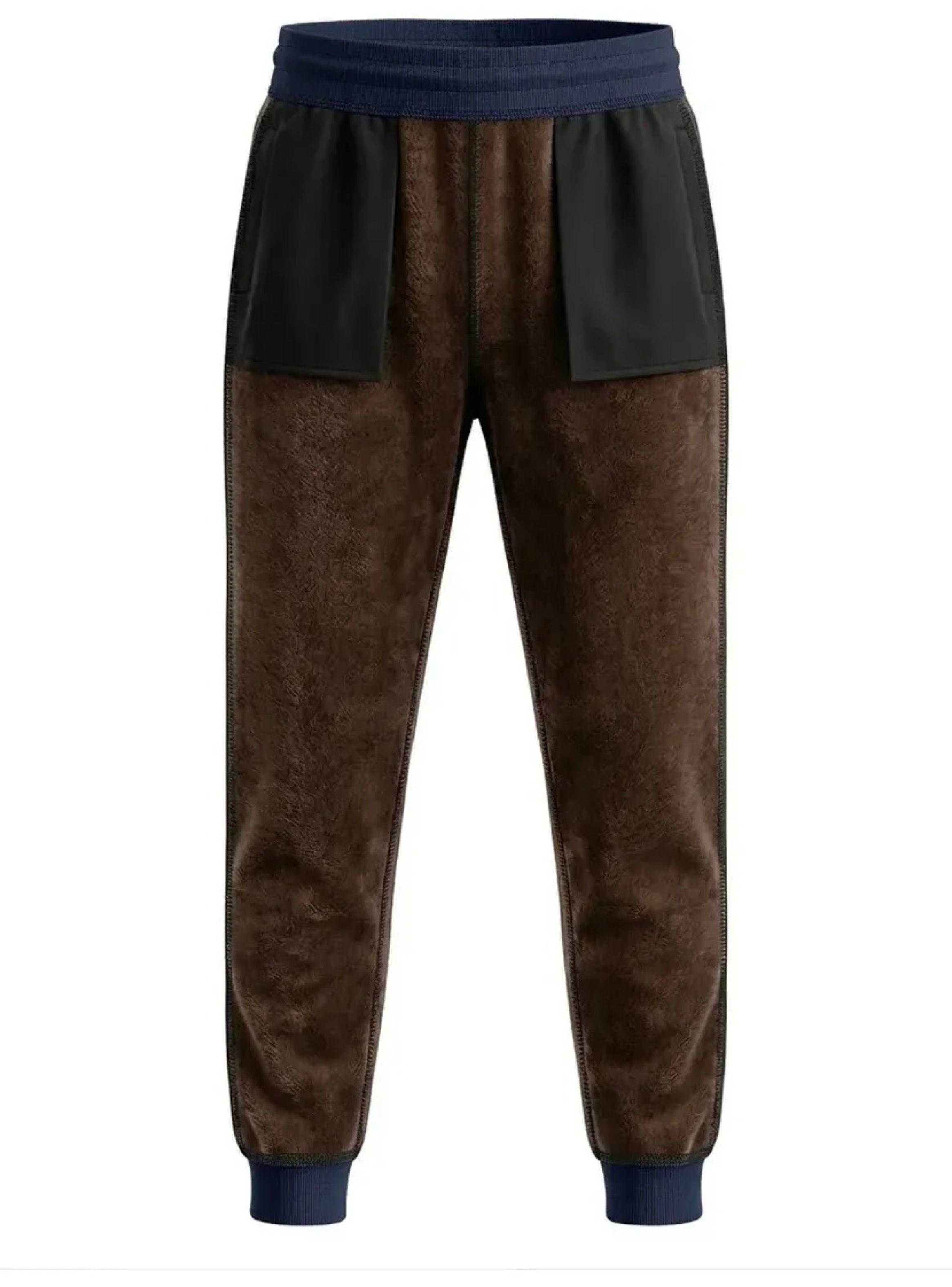 Pantalón Jogger Juvenil, Niño. Forro Piel, Térmico Invierno 0791-5