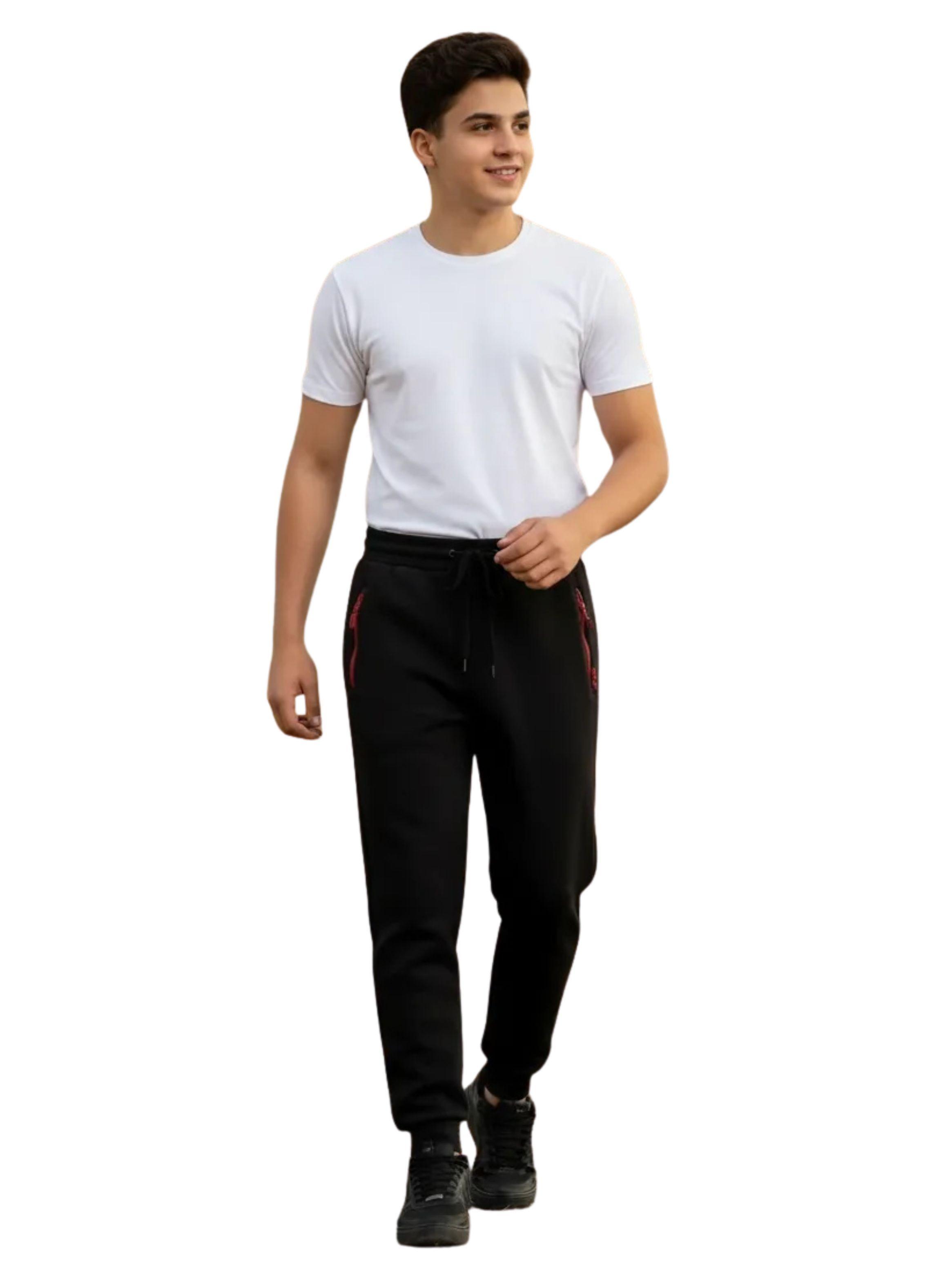 Pantalón Jogger Juvenil, Niño. Forro Piel, Térmico Invierno 0791-0
